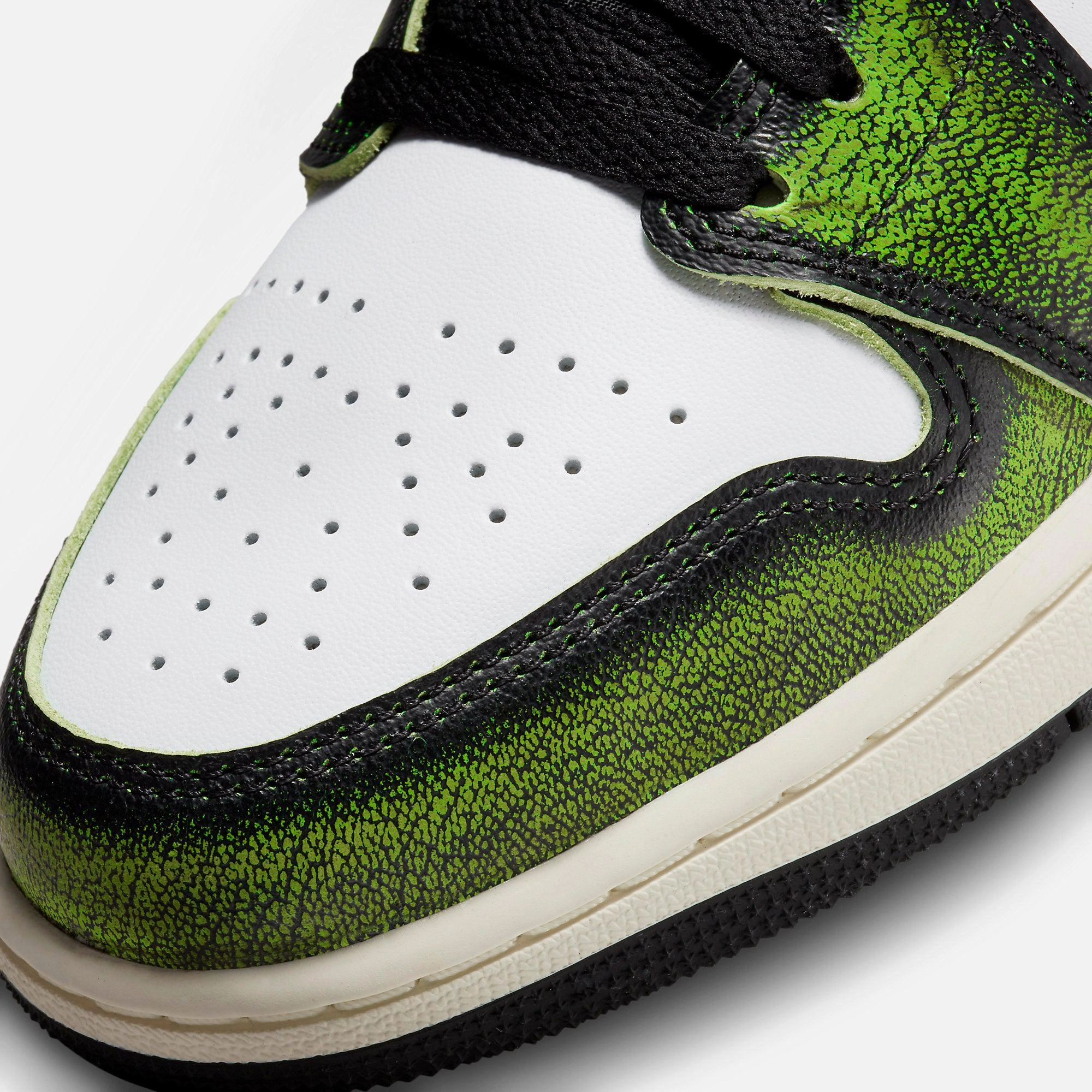 (Men's) Air Jordan 1 Low SE 'Wear Away Electric Green' (2022) DN3705-003 Air Jordan 1 Timeless Heritage Shoes