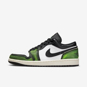 (Men's) Air Jordan 1 Low SE 'Wear Away Electric Green' (2022) DN3705-003 Iconic Air Jordan 1 shoes with bold accents