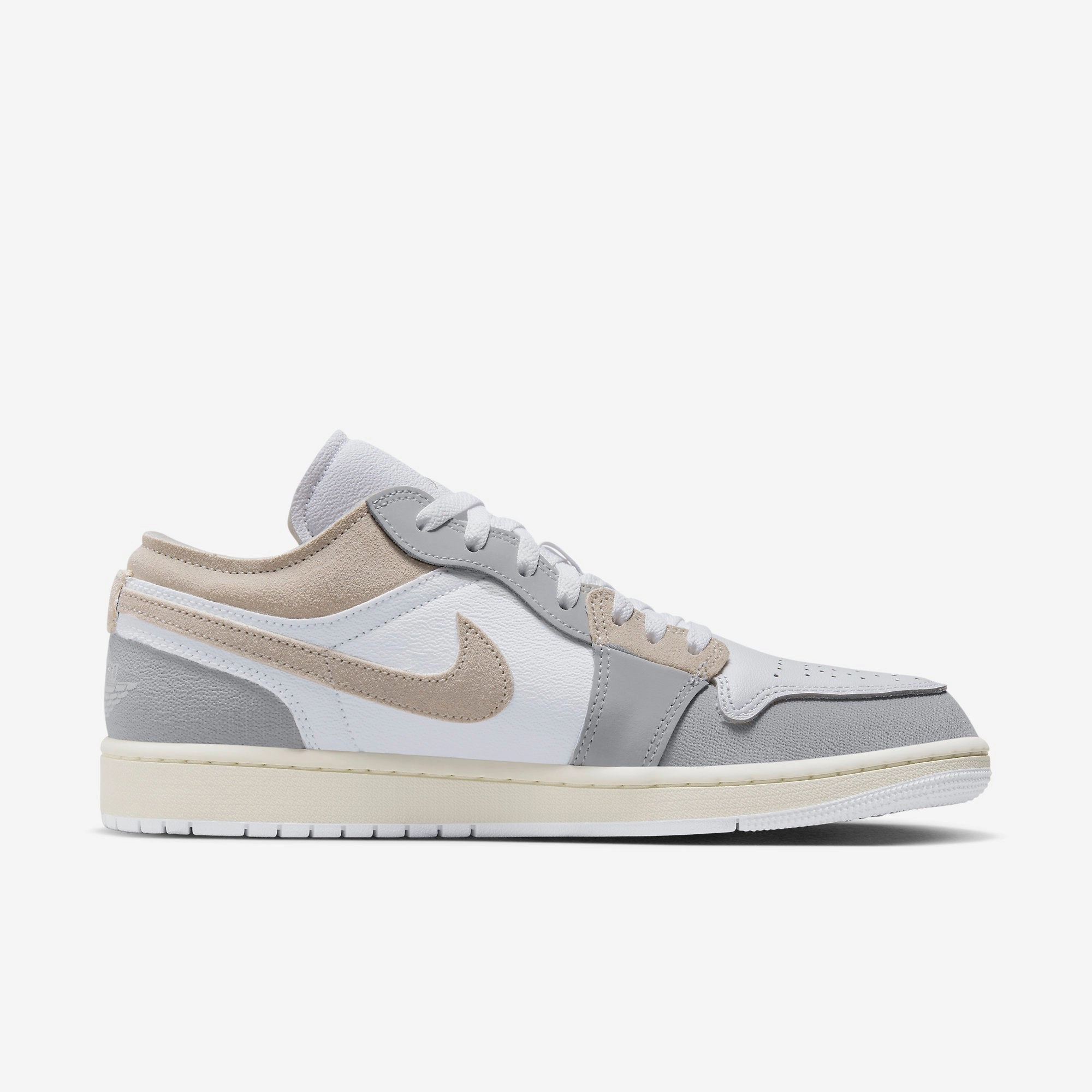 (Men's) Air Jordan 1 Low SE Craft 'Inside Out Tech Grey' (2023) DN1635-002 Air Jordan 1 Timeless Heritage Shoes