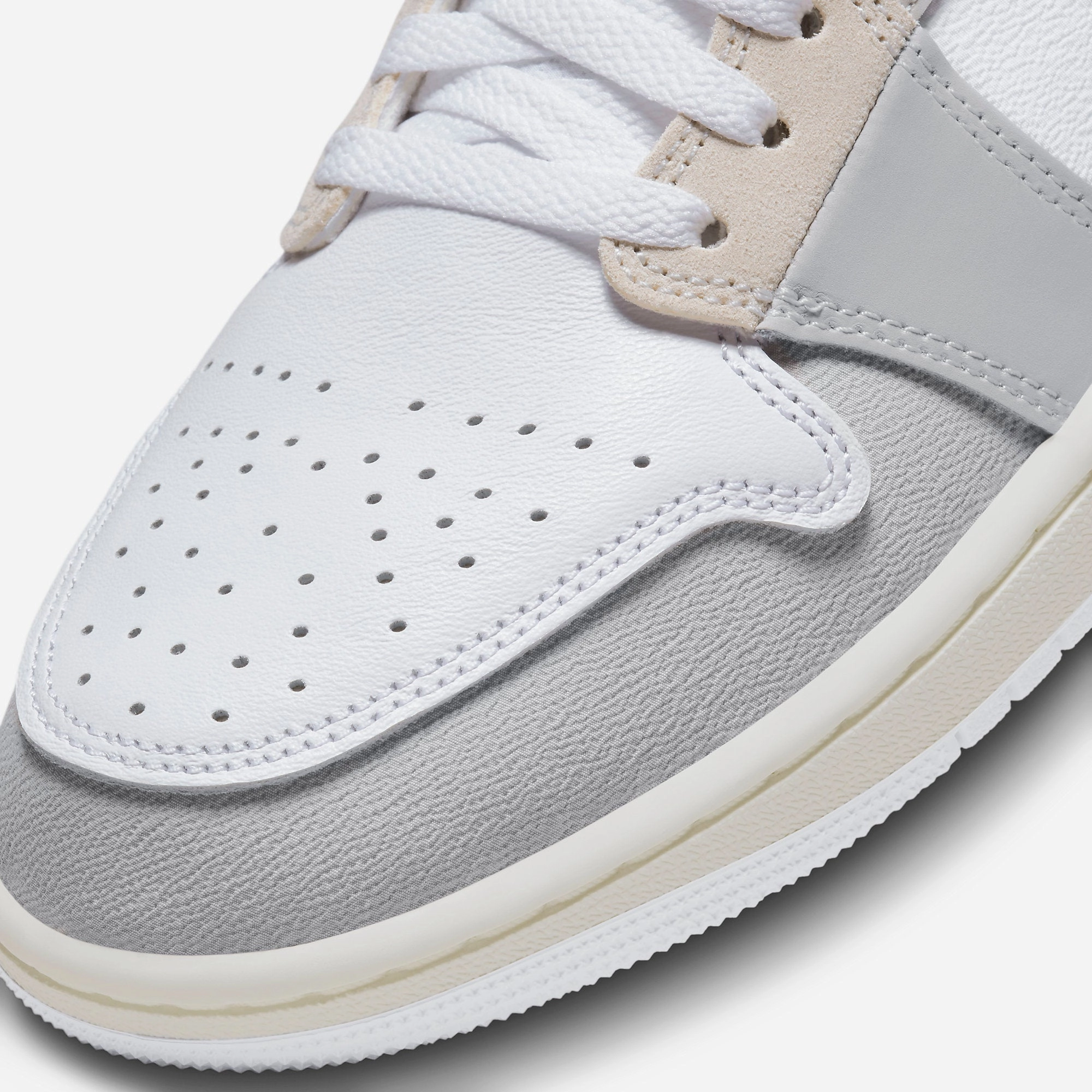 (Men's) Air Jordan 1 Low SE Craft 'Inside Out Tech Grey' (2023) DN1635-002 Air Jordan 1 Timeless Heritage Shoes