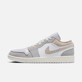 (Men's) Air Jordan 1 Low SE Craft 'Inside Out Tech Grey' (2023) DN1635-002 Iconic Air Jordan 1 shoes with bold accents