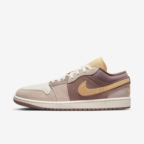 (Men's) Air Jordan 1 Low SE Craft 'Taupe Haze' (2023) DN1635-200 Iconic Air Jordan 1 shoes with bold accents