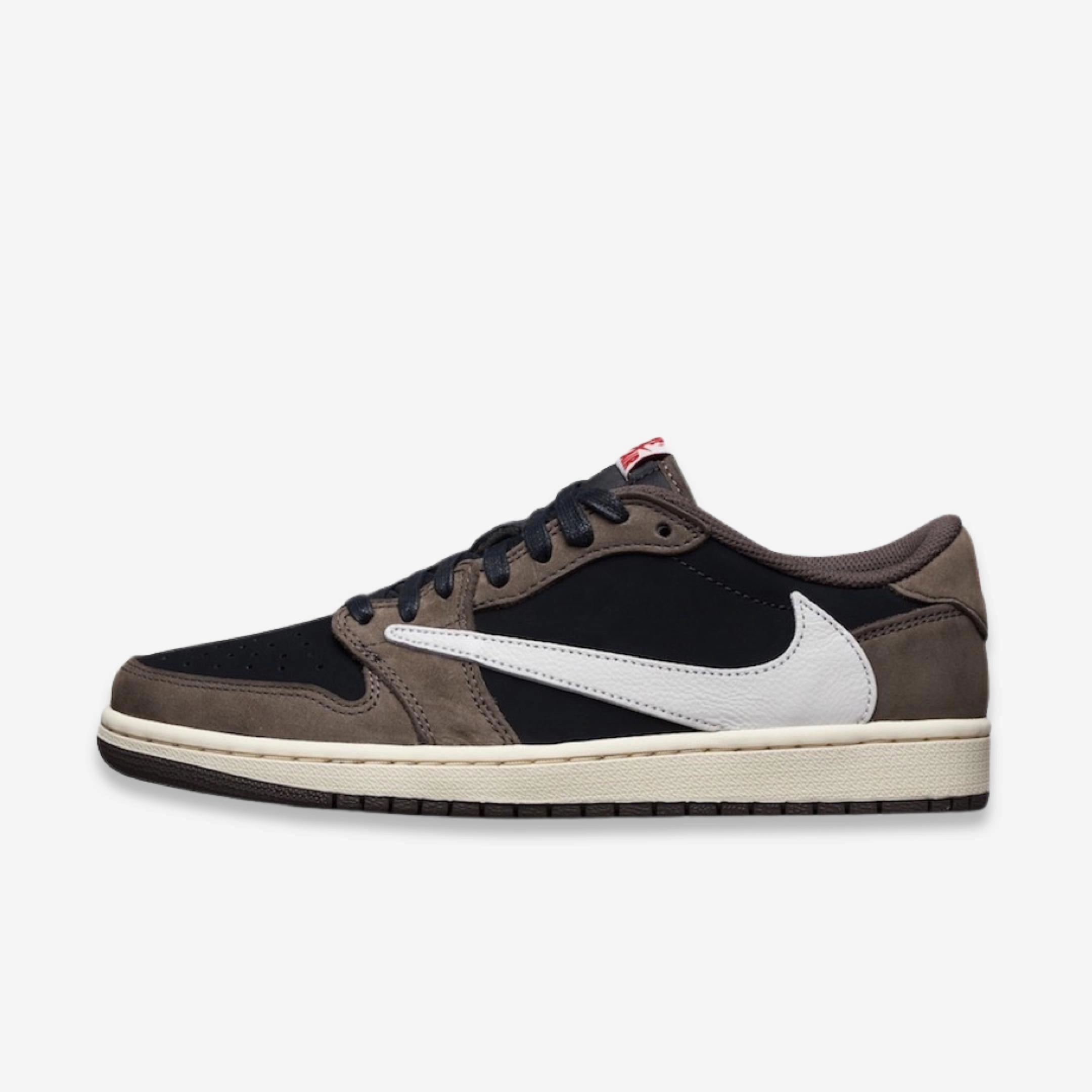 (Men's) Air Jordan 1 Low SP-T x Travis Scott 'Cactus Jack Mocha' (2019) CQ4277-001 Heritage Air Jordan 1 sneakers for men