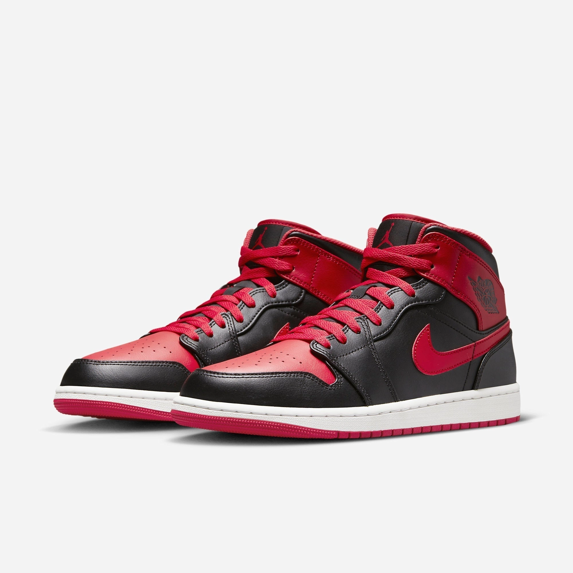 (Men's) Air Jordan 1 Mid 'Alternate Bred' (2022) DQ8426-060 Air Jordan 1 Timeless Heritage Shoes