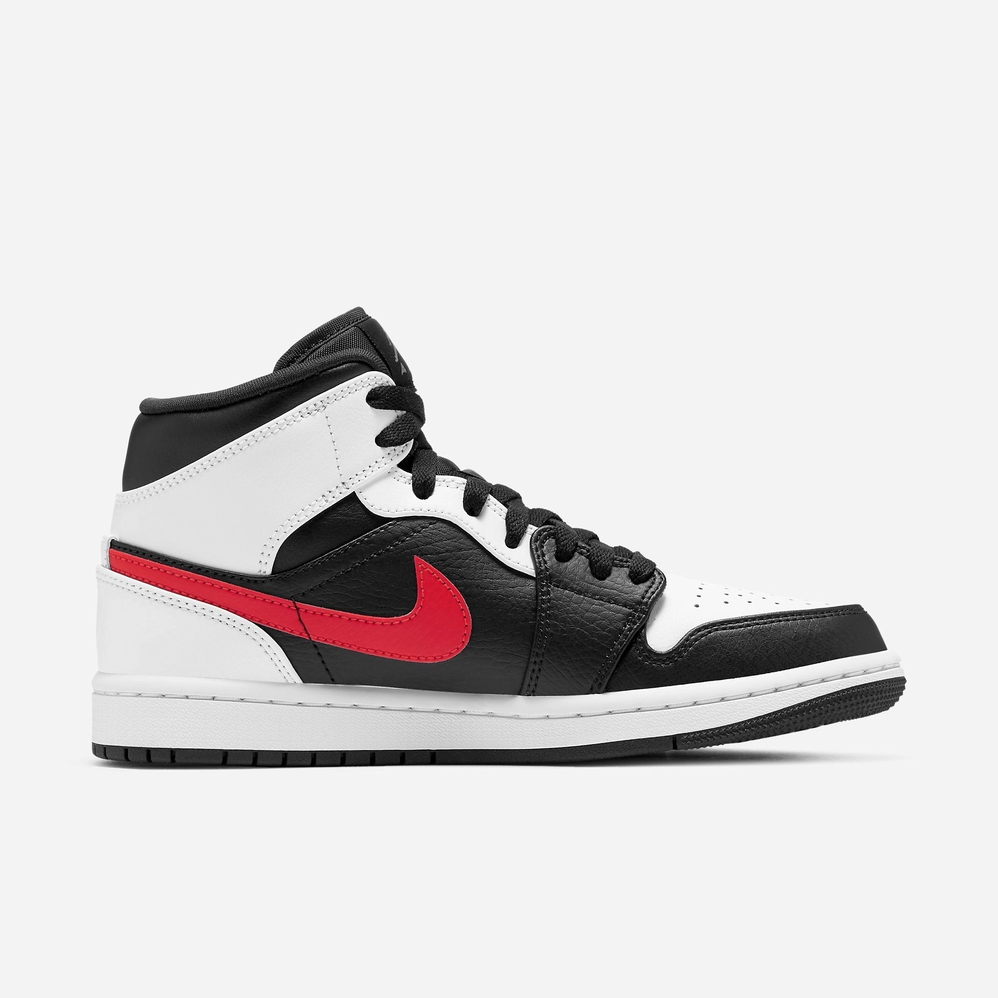 (Men's) Air Jordan 1 Mid 'Chile Red' (2021) 554724-075 Air Jordan 1 Signature Look Sneakers