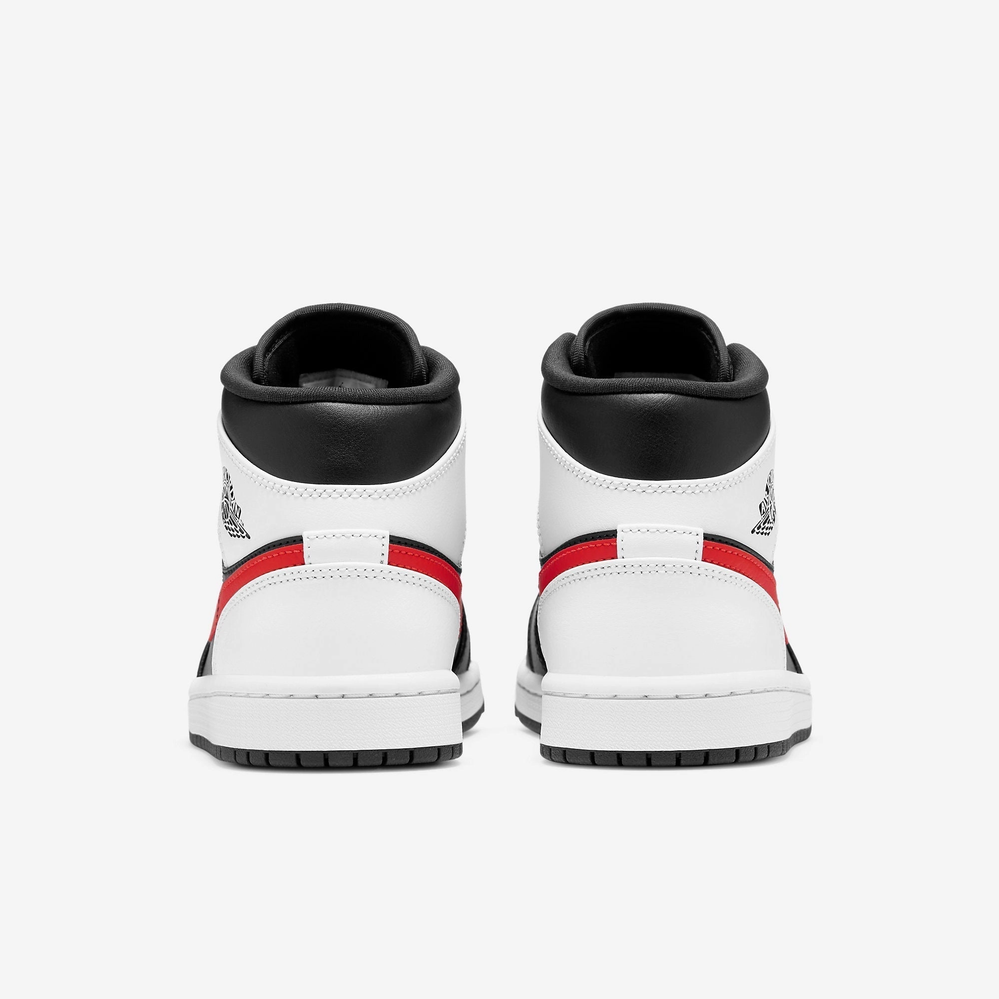 (Men's) Air Jordan 1 Mid 'Chile Red' (2021) 554724-075 Air Jordan 1 Signature Look Sneakers