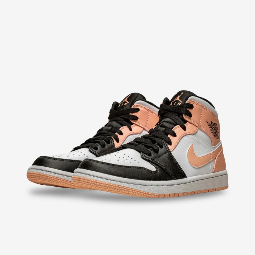 (Men's) Air Jordan 1 Mid 'Crimson Tint' (2021) 554724-133 Air Jordan 1 Original Colorway Shoes