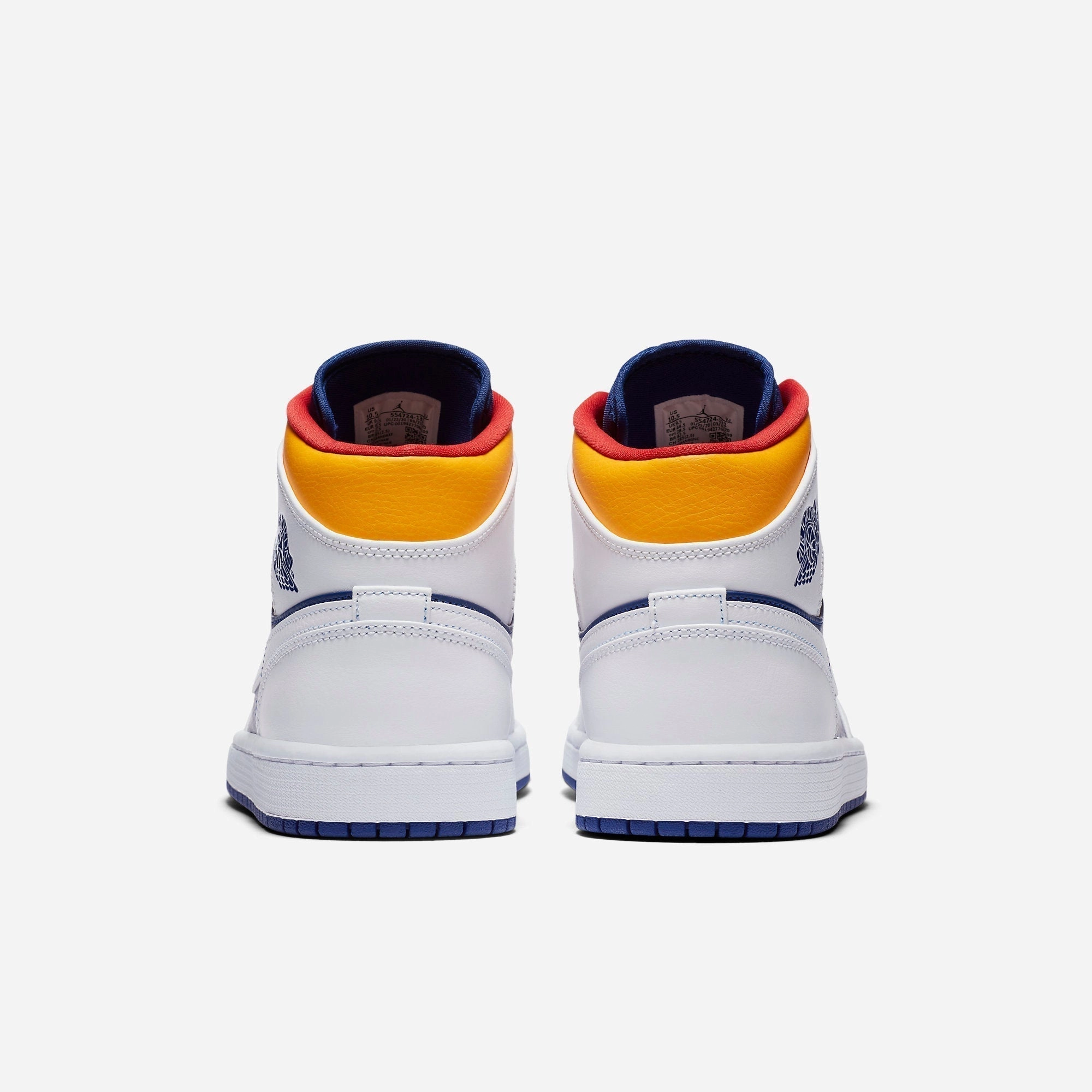 (Men's) Air Jordan 1 Mid 'Deep Royal Blue' (2020) 554724-131 Air Jordan 1 Retro Court Sneakers