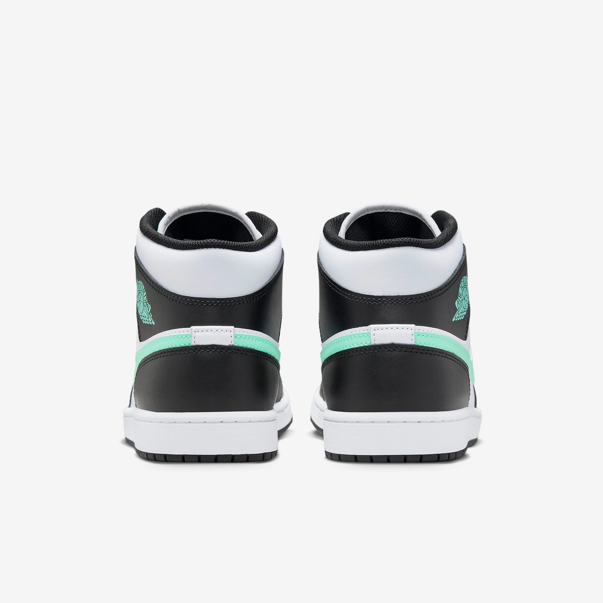 (Men's) Air Jordan 1 Mid 'Green Glow' (2024) DQ8426-103 Air Jordan 1 Original Colorway Shoes