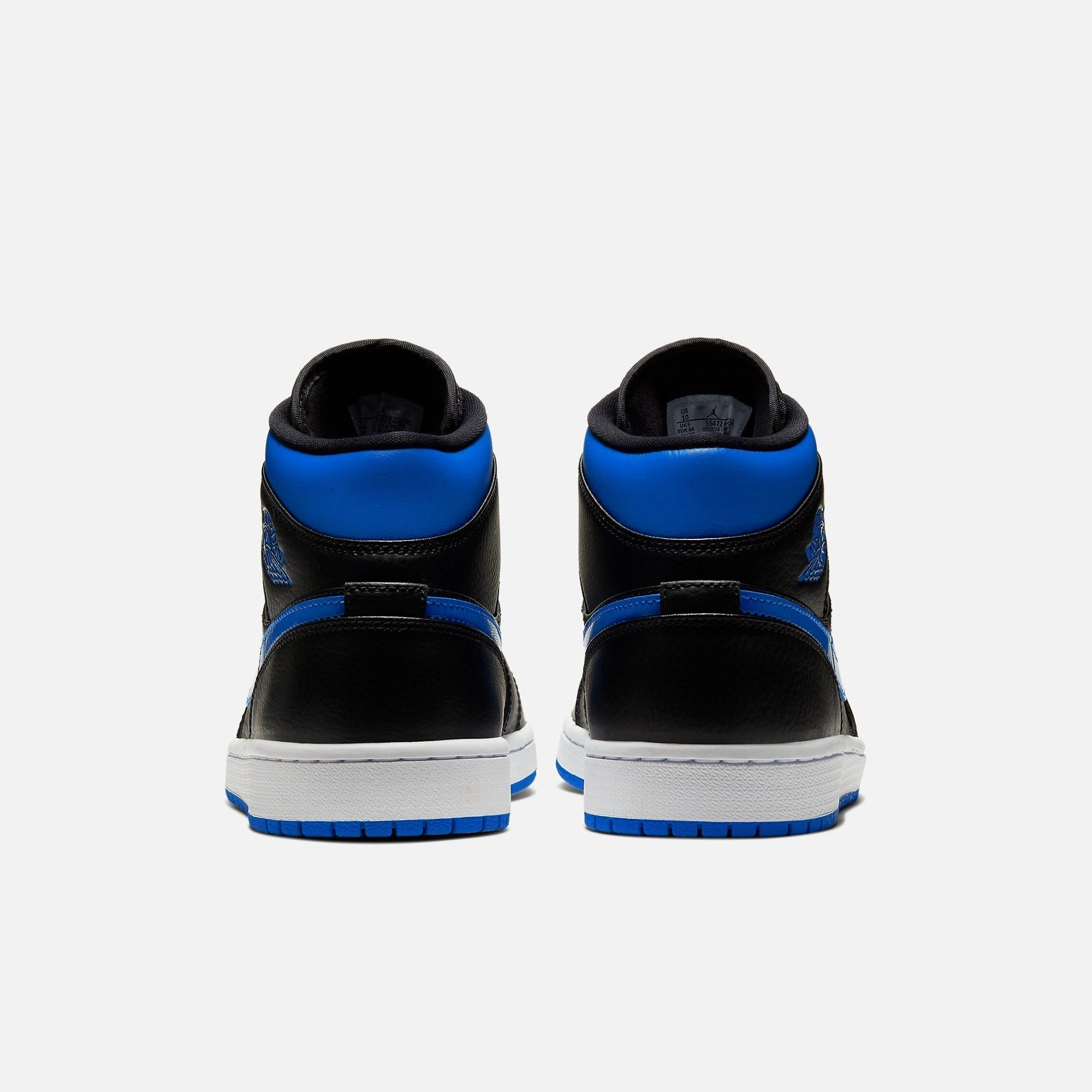 (Men's) Air Jordan 1 Mid 'Hyper Royal' (2020) 554724-068 Air Jordan 1 Signature Look Sneakers