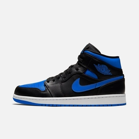 (Men's) Air Jordan 1 Mid 'Hyper Royal' (2020) 554724-068 Stylish Air Jordan 1 in classic design