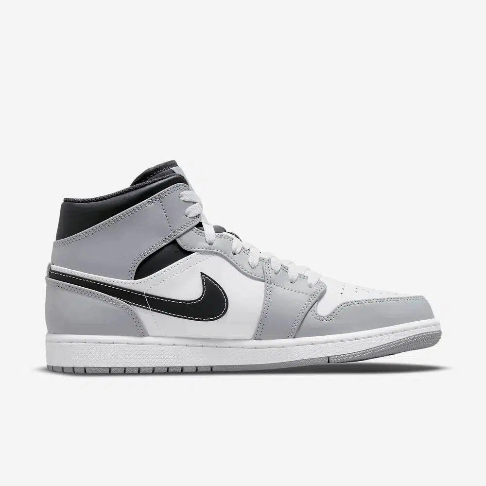 (Men's) Air Jordan 1 Mid 'Light Smoke Grey 2.0' (2022) 554724-078 Air Jordan 1 Timeless Heritage Shoes