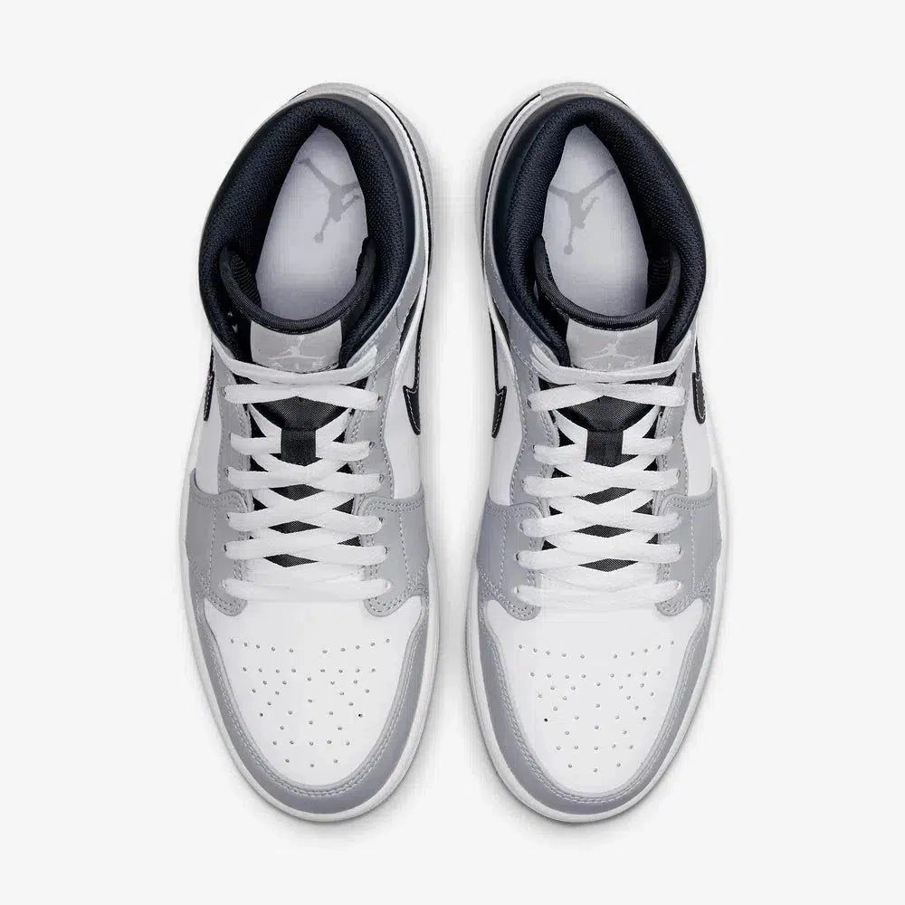 (Men's) Air Jordan 1 Mid 'Light Smoke Grey 2.0' (2022) 554724-078 Air Jordan 1 Timeless Heritage Shoes