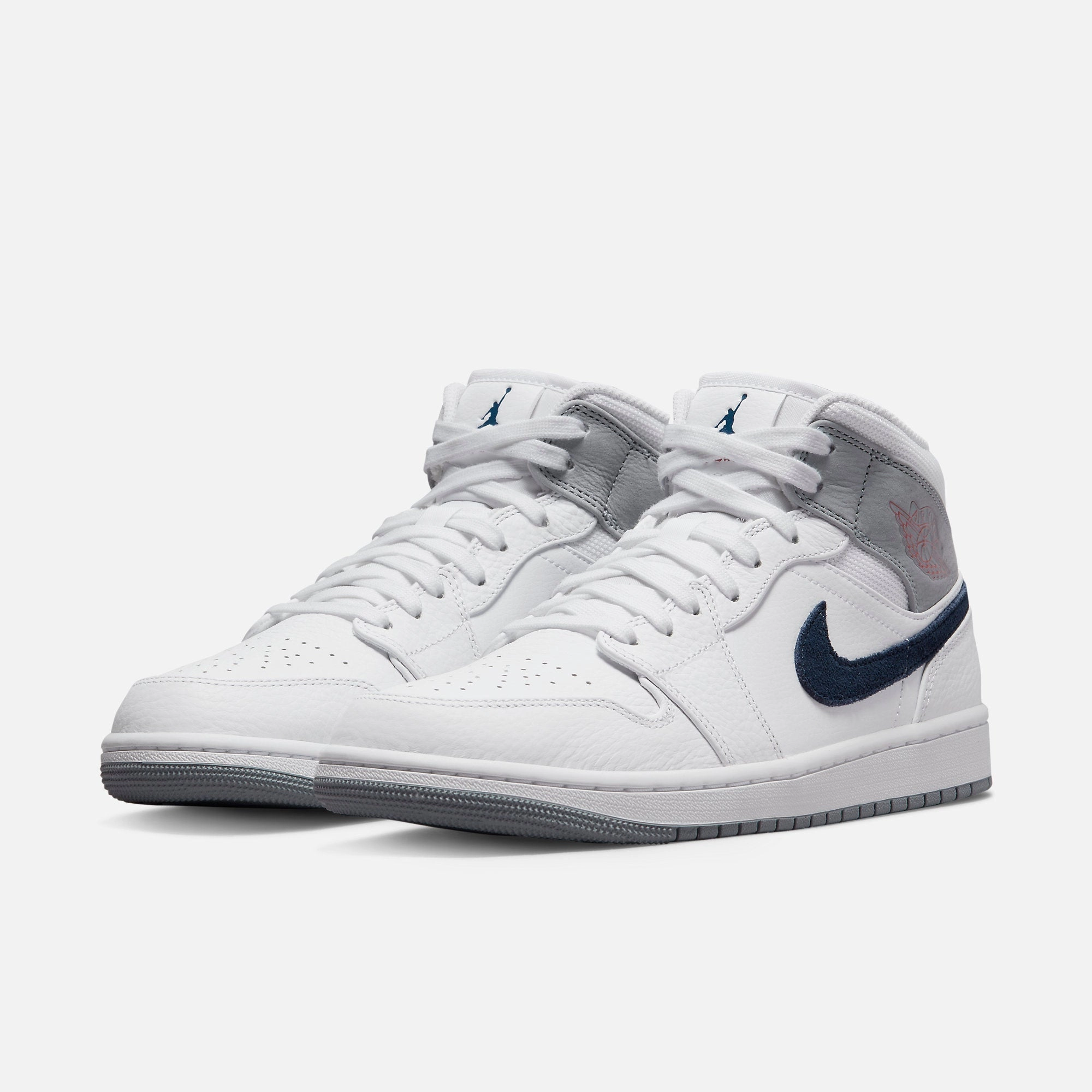 (Men's) Air Jordan 1 Mid 'Paris' (2022) DR8038-100 Air Jordan 1 Timeless Heritage Shoes
