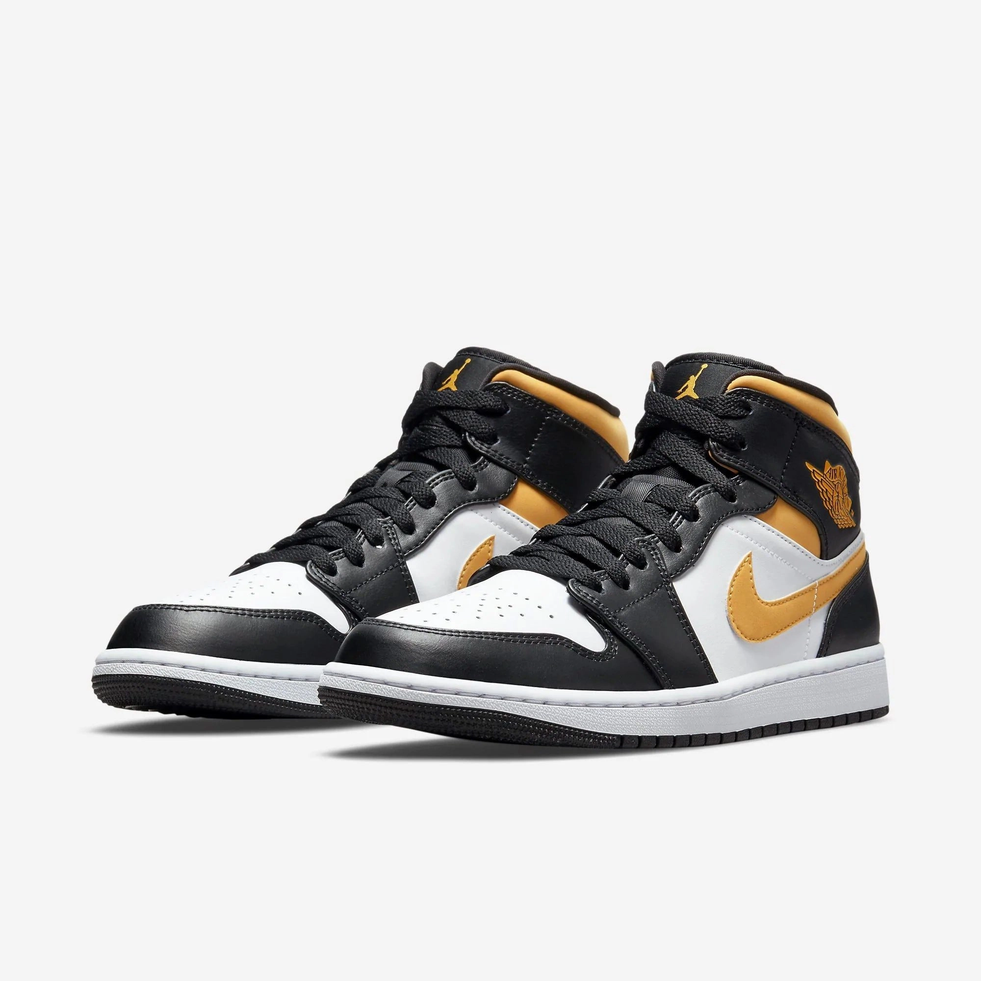 (Men's) Air Jordan 1 Mid 'Pollen' (2021) 554724-177 Air Jordan 1 Signature Look Sneakers