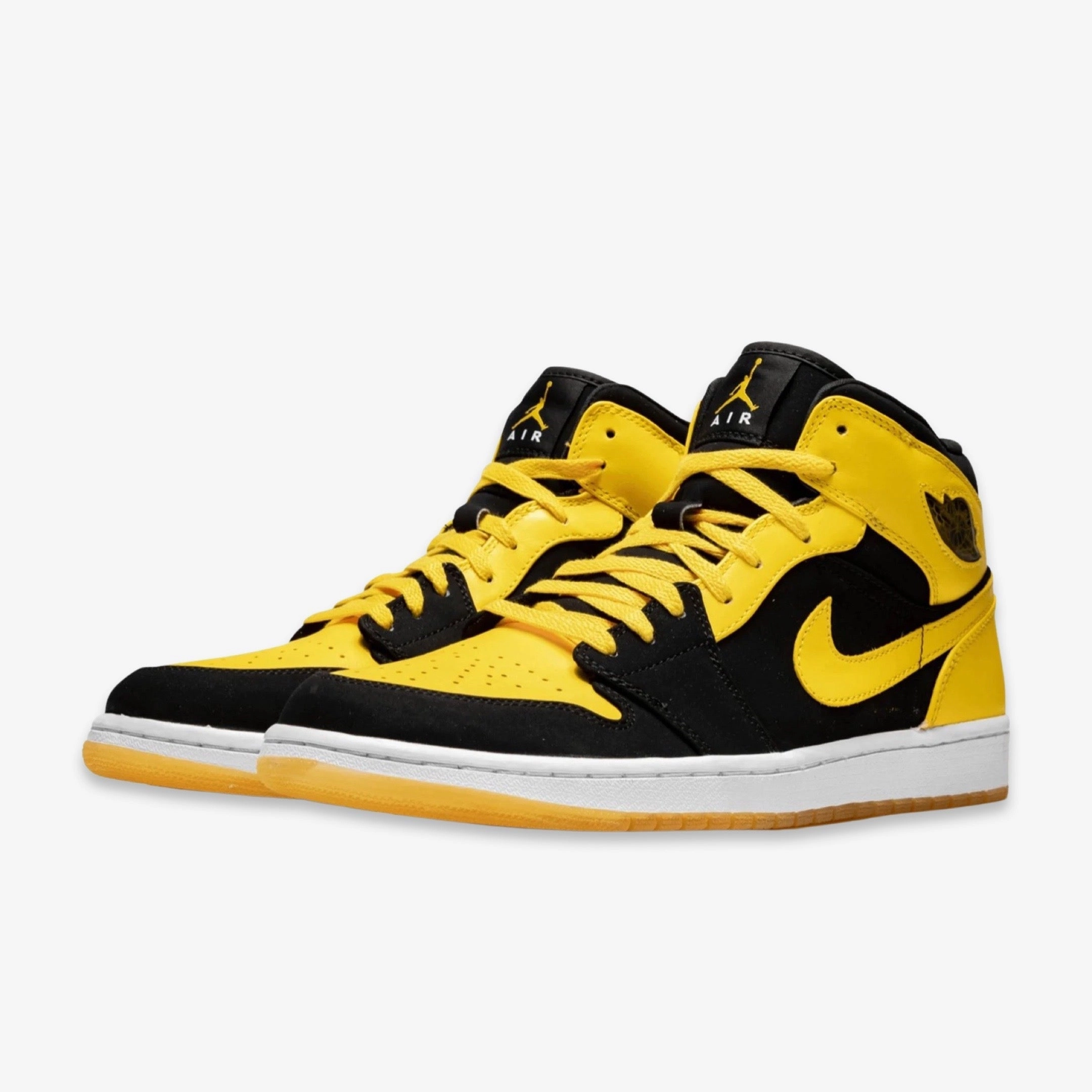 (Men's) Air Jordan 1 Mid BMP Beginning Moments 'New Love' (2007) 136085-072 Air Jordan 1 Signature Look Sneakers