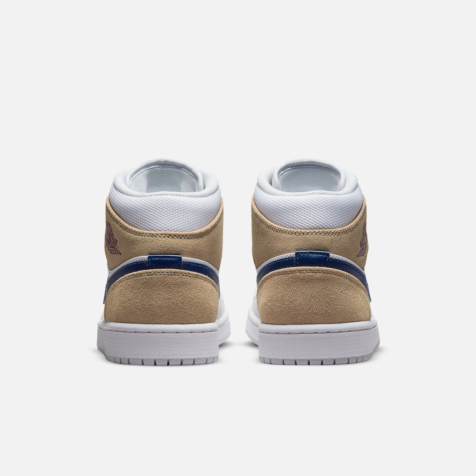 (Men's) Air Jordan 1 Mid MEM2 'Tan Suede' (2021) DO6726-100 Air Jordan 1 Timeless Heritage Shoes
