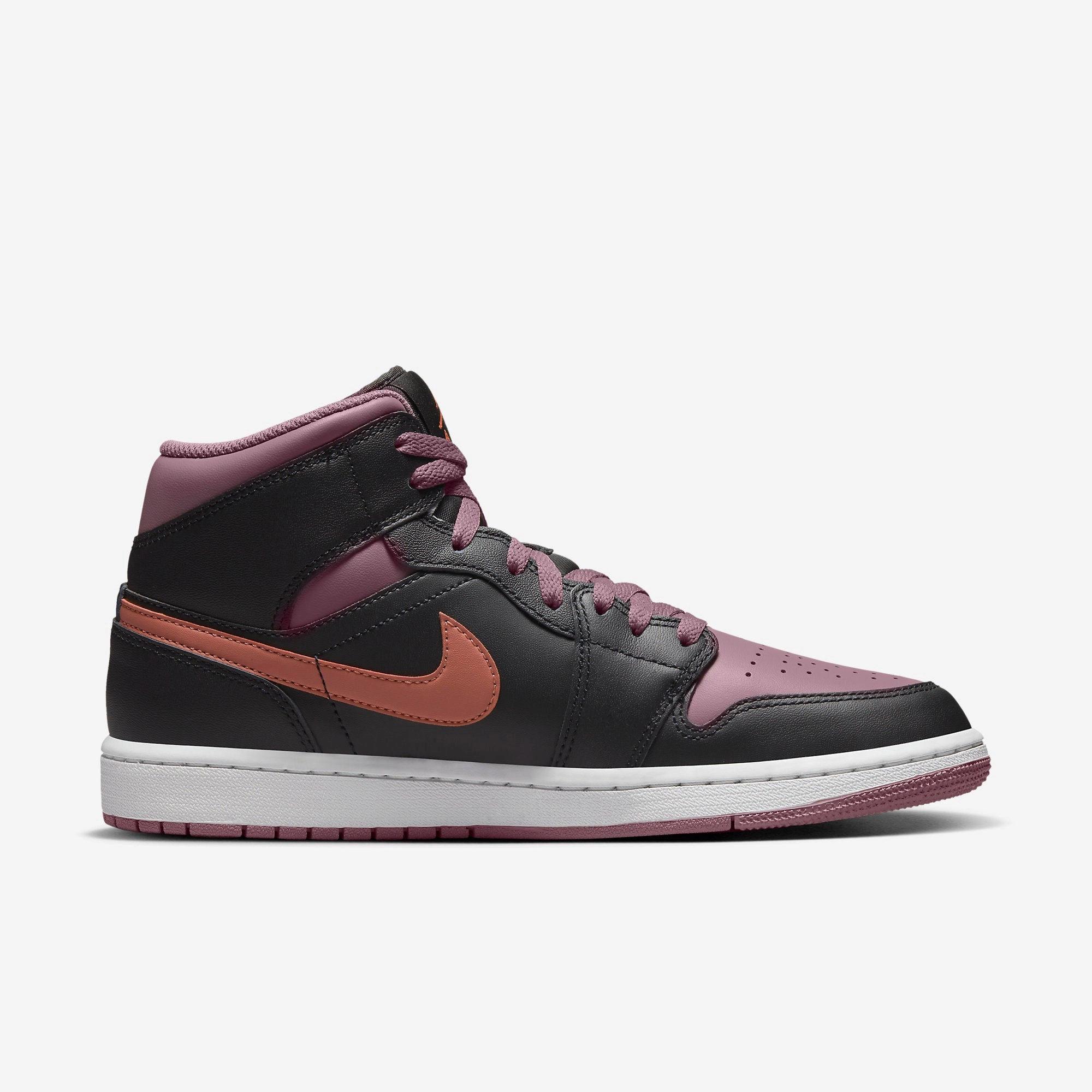 (Men's) Air Jordan 1 Mid SE 'Black / Sky J Mauve' (2023) FB9911-008 Air Jordan 1 Original Colorway Shoes