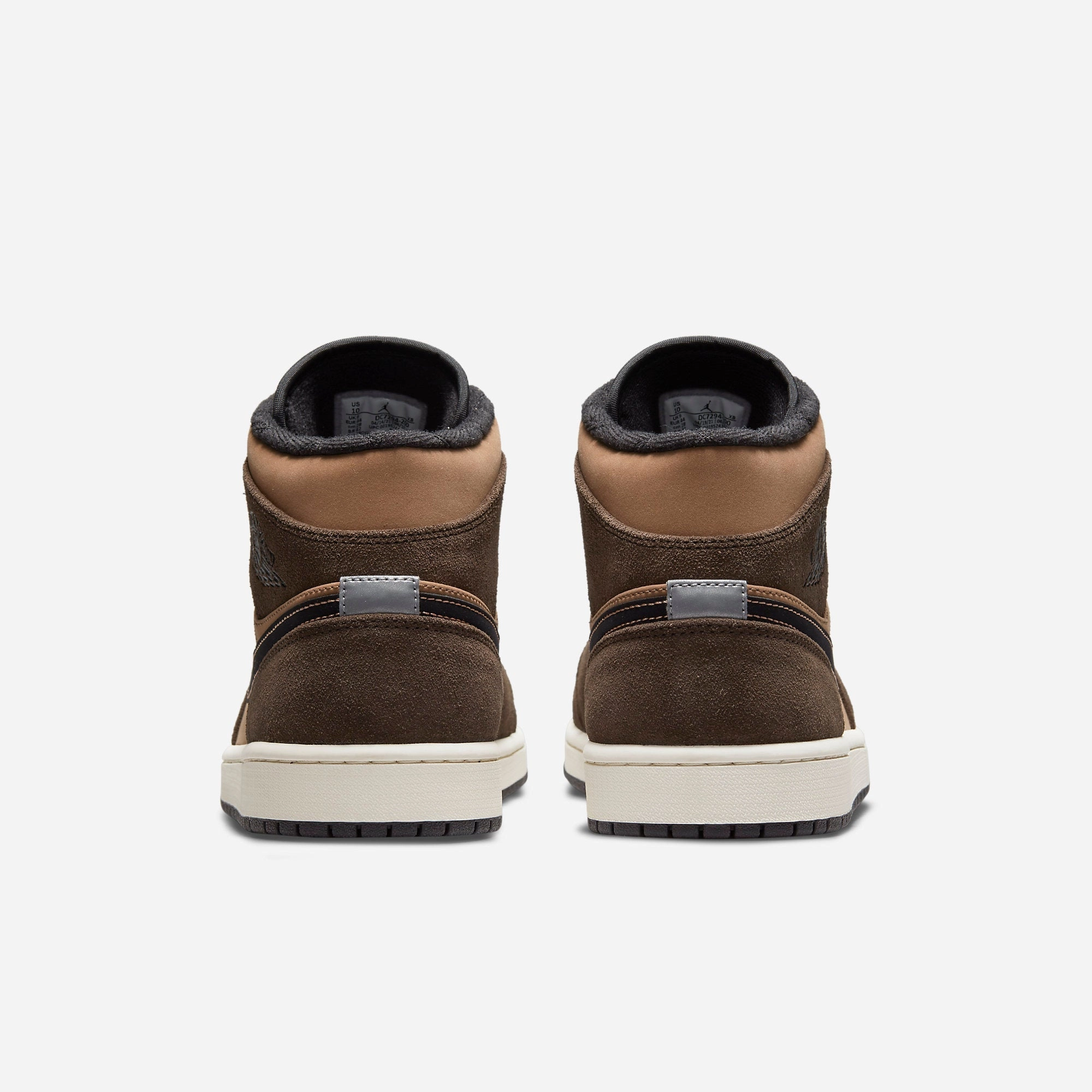 (Men's) Air Jordan 1 Mid SE 'Dark Chocolate' (2021) DC7294-200 Air Jordan 1 Signature Look Sneakers