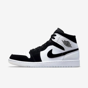 (Men's) Air Jordan 1 Mid SE 'Diamond Shorts' (2022) DH6933-100 Iconic Air Jordan 1 shoes with bold accents