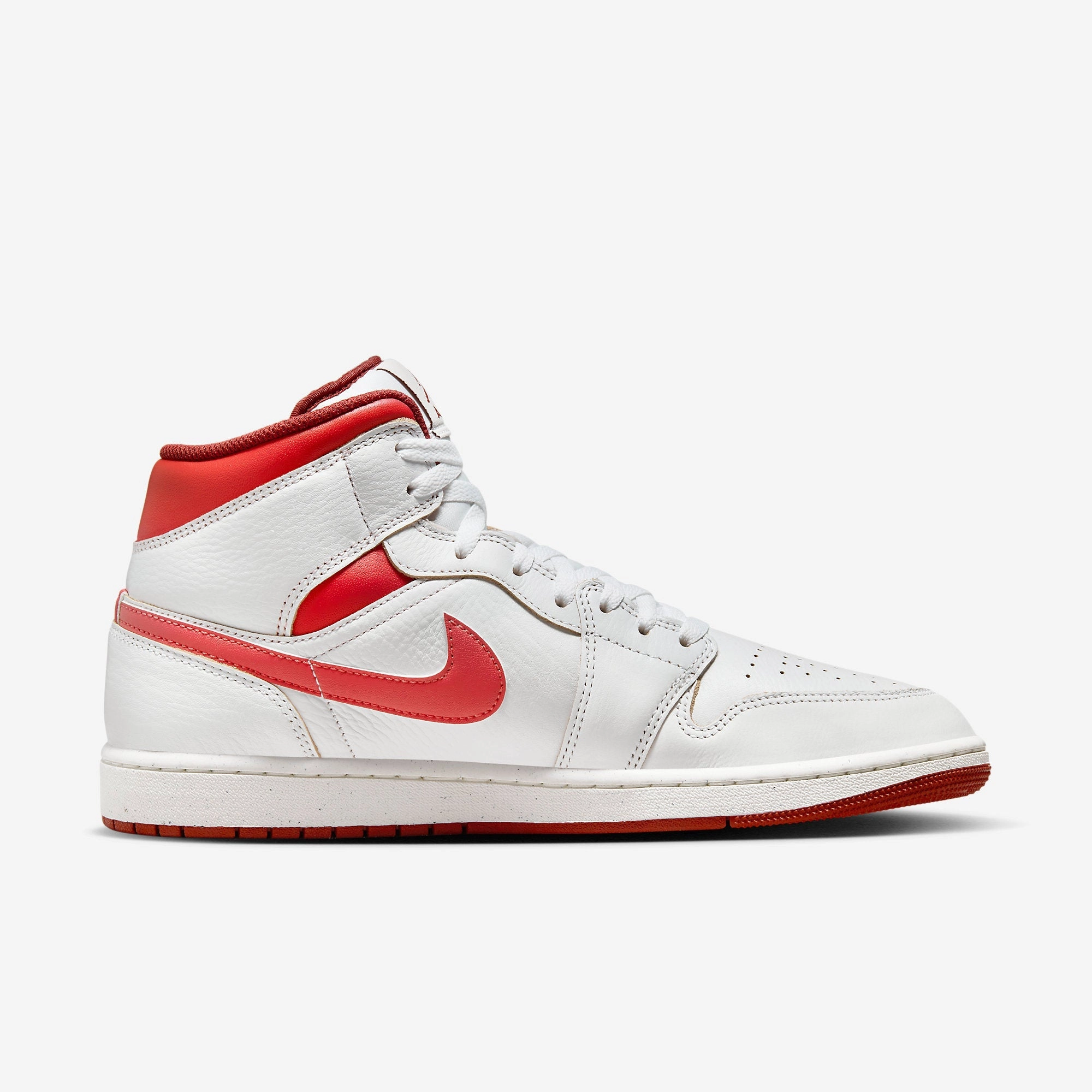 (Men's) Air Jordan 1 Mid SE 'Dune Red' (2024) FJ3458-160 Air Jordan 1 Original Colorway Shoes