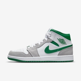 (Men's) Air Jordan 1 Mid SE 'Grey Pine' (2021) DC7294-103 Stylish Air Jordan 1 in classic design
