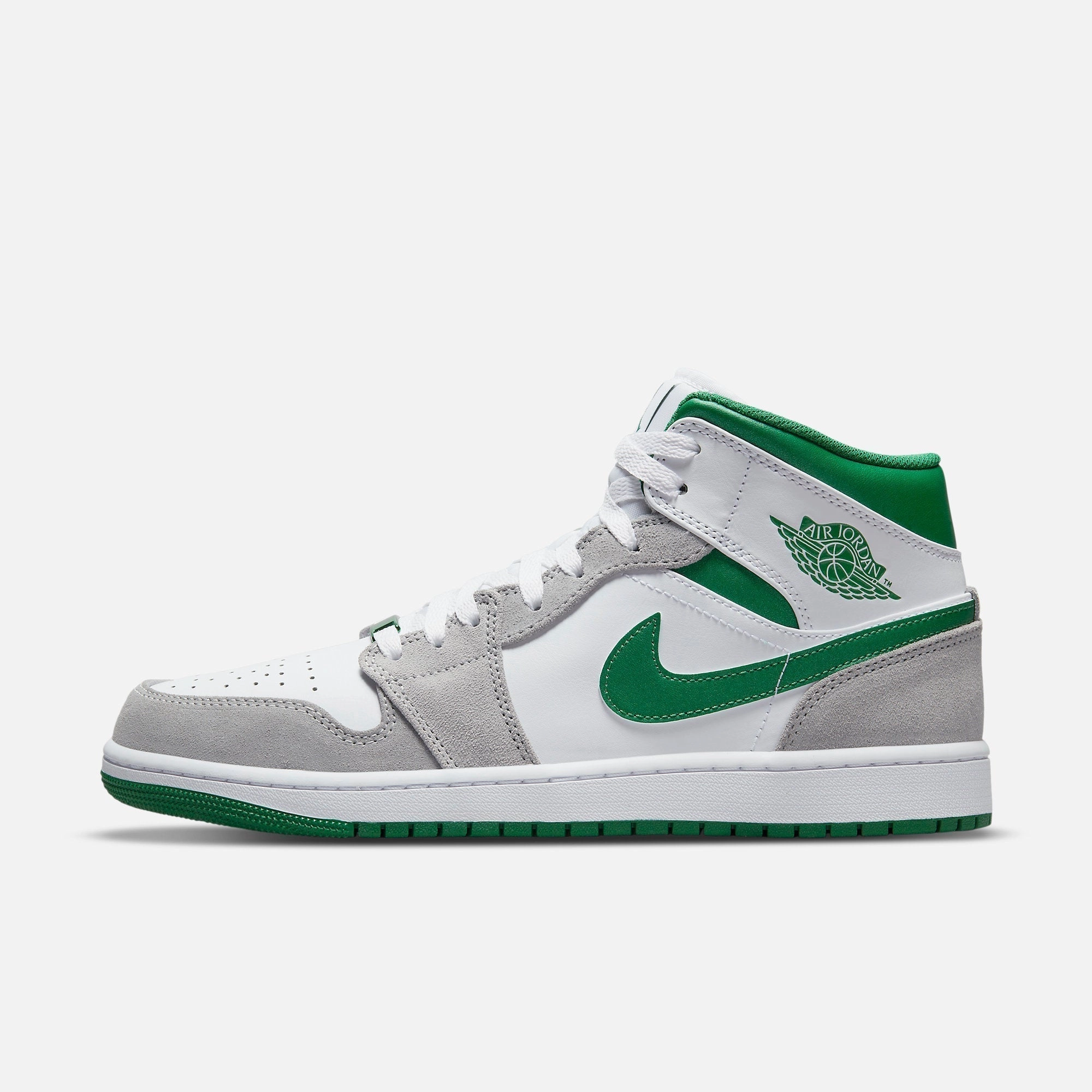 (Men's) Air Jordan 1 Mid SE 'Grey Pine' (2021) DC7294-103 Stylish Air Jordan 1 in classic design
