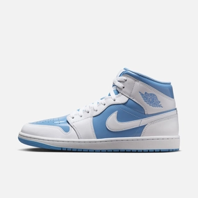 (Men's) Air Jordan 1 Mid SE 'Legend Blue' (2024) FZ2142-114 Authentic Air Jordan 1 in premium leather