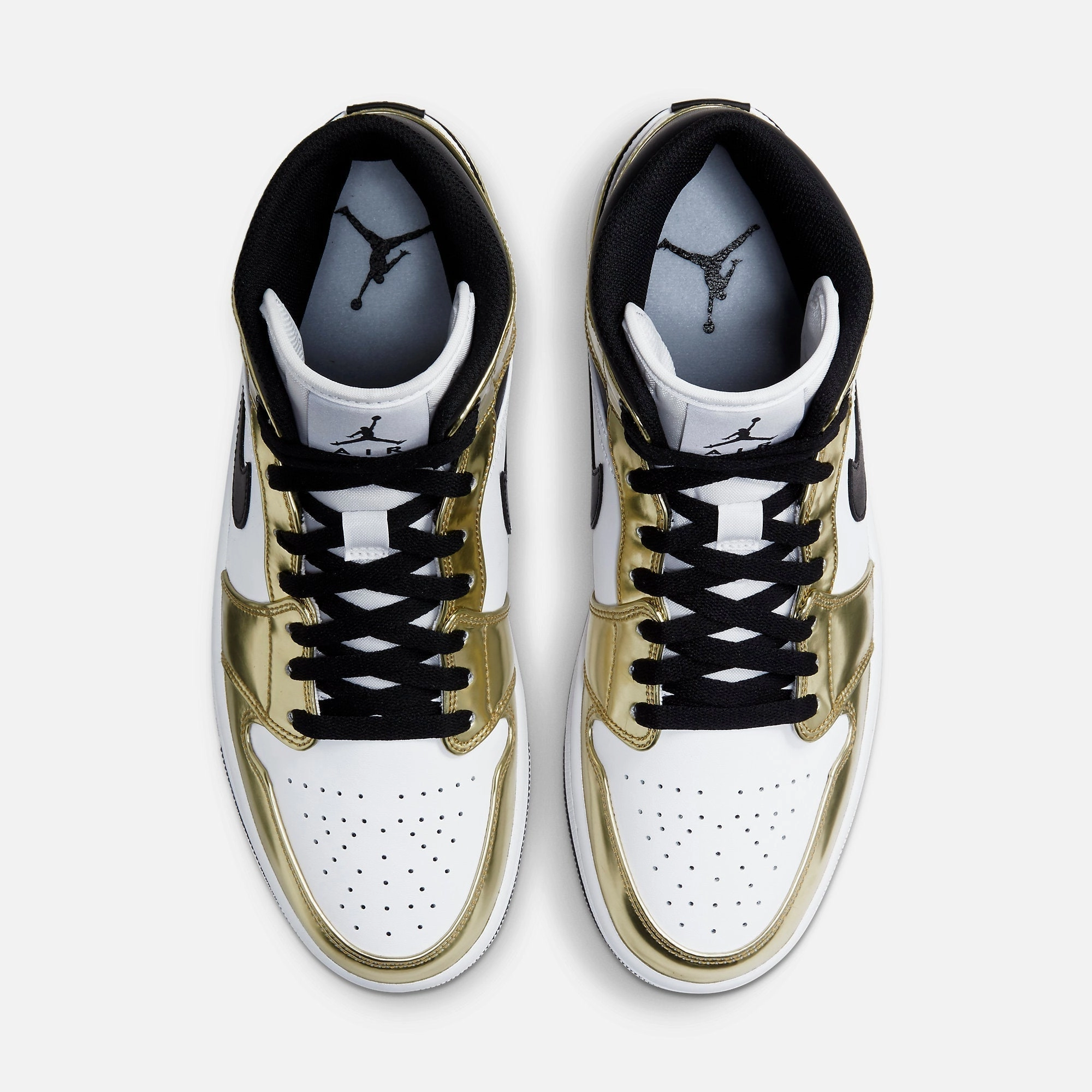 (Men's) Air Jordan 1 Mid SE 'Metallic Gold' (2020) DC1419-700 Air Jordan 1 Original Colorway Shoes