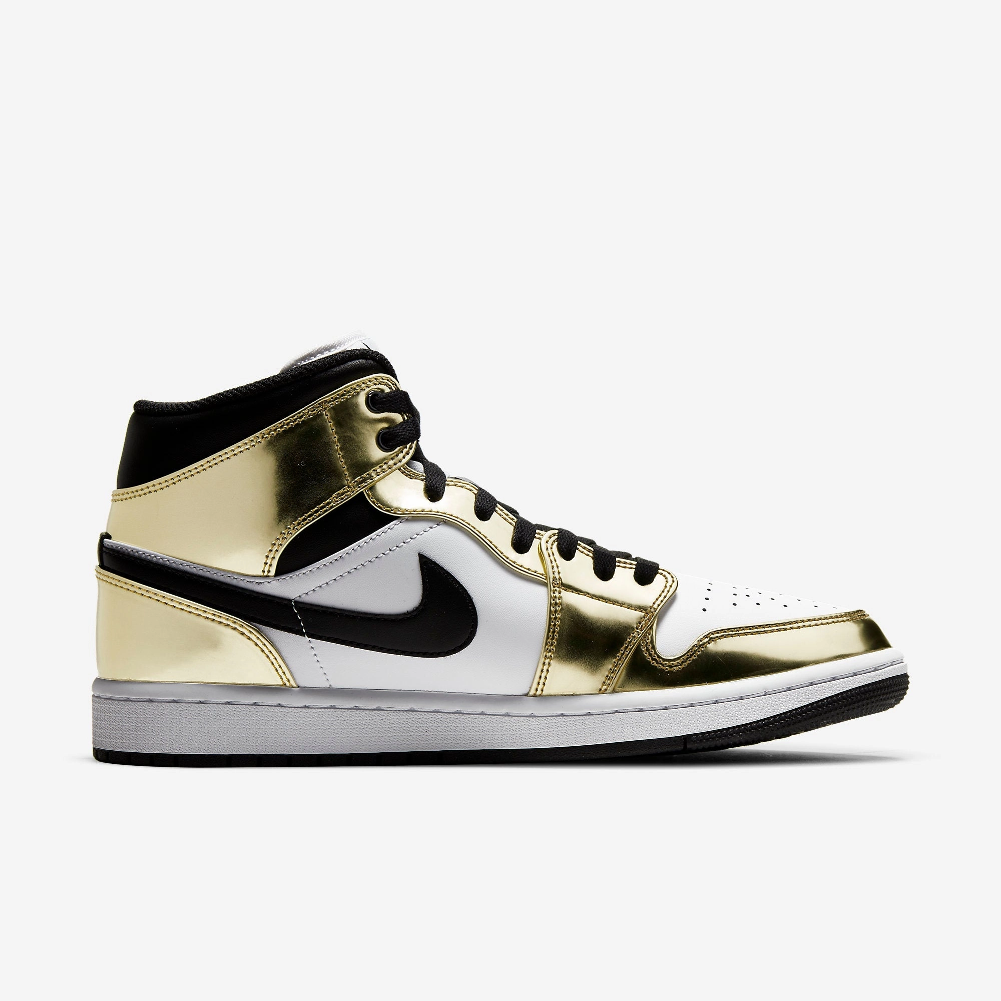 (Men's) Air Jordan 1 Mid SE 'Metallic Gold' (2020) DC1419-700 Air Jordan 1 Original Colorway Shoes