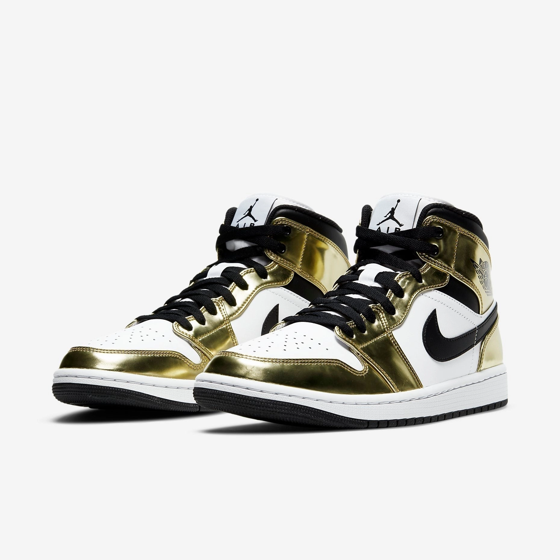 (Men's) Air Jordan 1 Mid SE 'Metallic Gold' (2020) DC1419-700 Air Jordan 1 Original Colorway Shoes