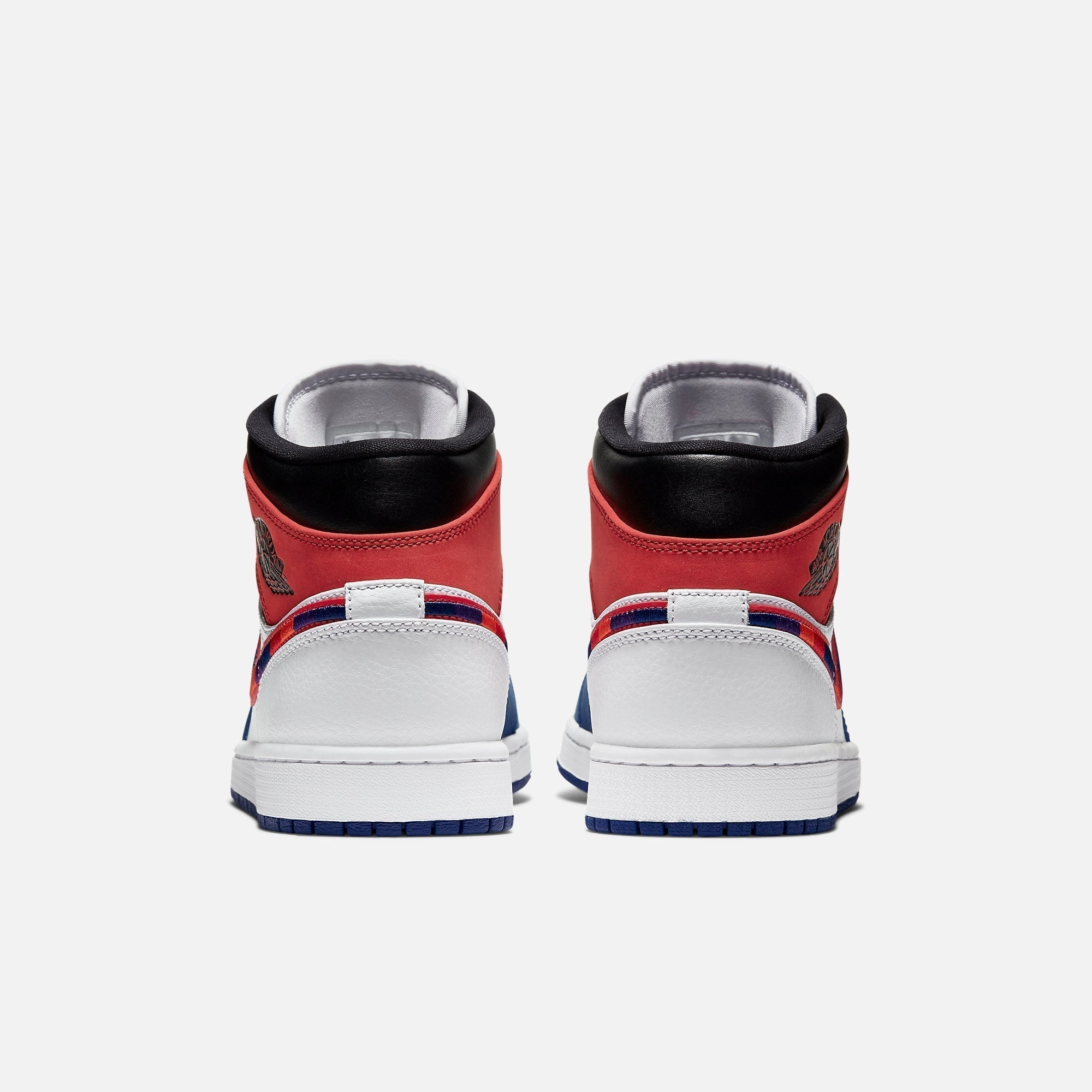 (Men's) Air Jordan 1 Mid SE 'Multi-Color Swoosh' (2020) 852542-146 Air Jordan 1 Retro Court Sneakers