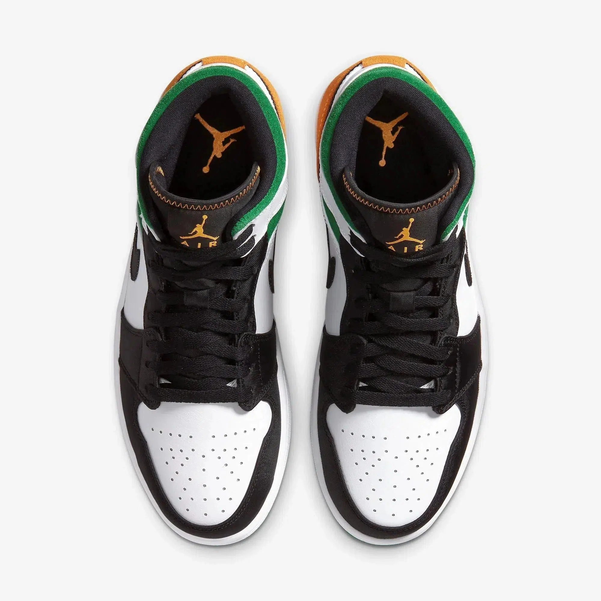 (Men's) Air Jordan 1 Mid SE 'Oakland' (2020) 852542-101 Air Jordan 1 Retro Court Sneakers