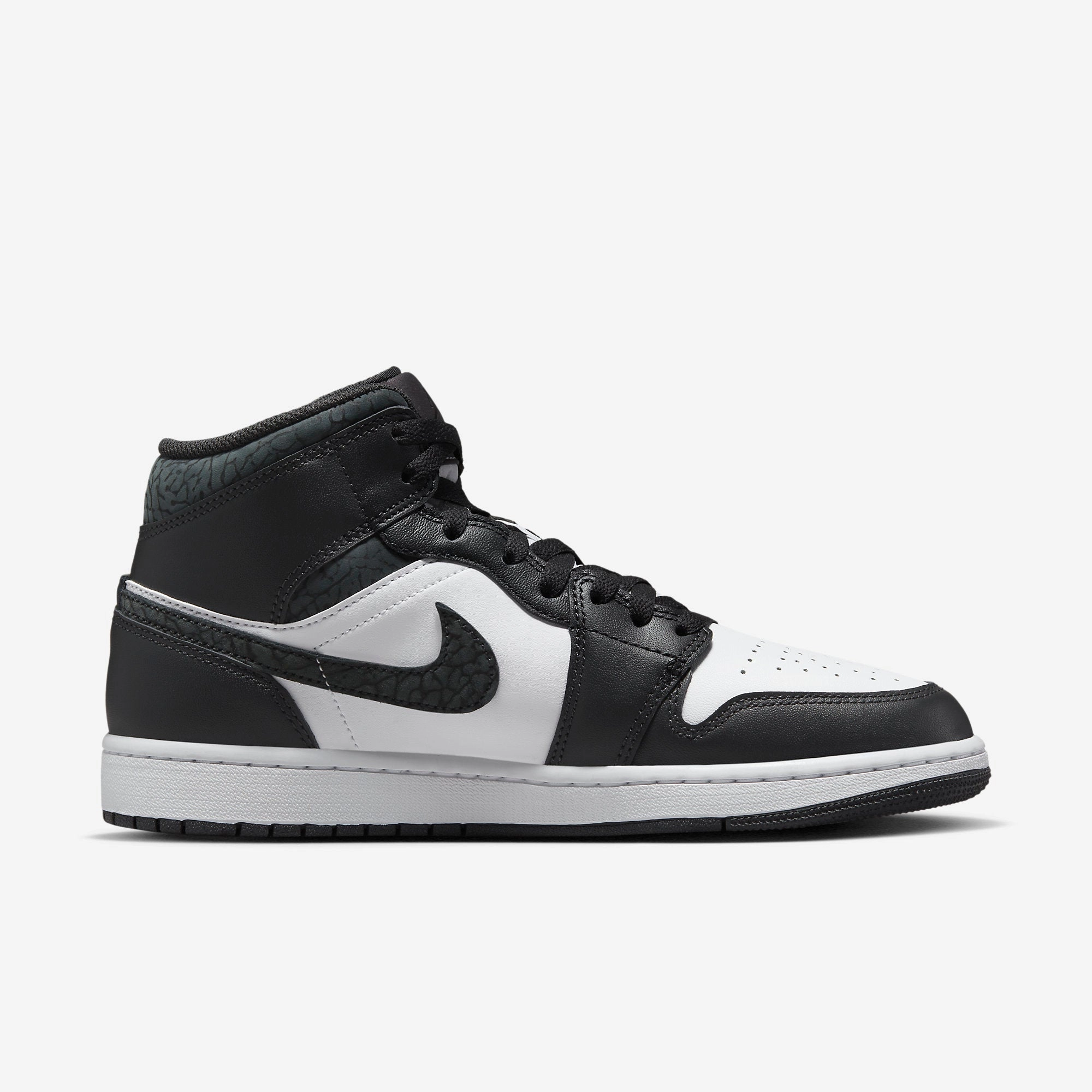 (Men's) Air Jordan 1 Mid SE 'Panda Elephant' (2023) FB9911-001 Air Jordan 1 Original Colorway Shoes