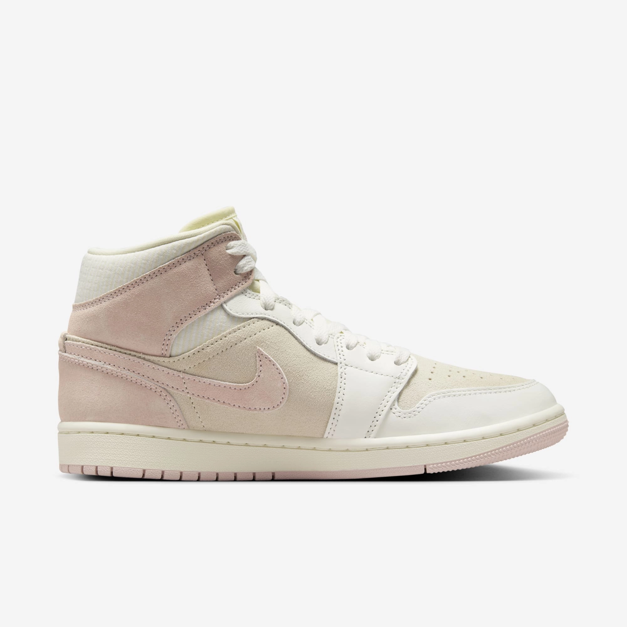 (Men's) Air Jordan 1 Mid SE 'Seersucker' (2024) FQ1926-161 Air Jordan 1 Original Colorway Shoes