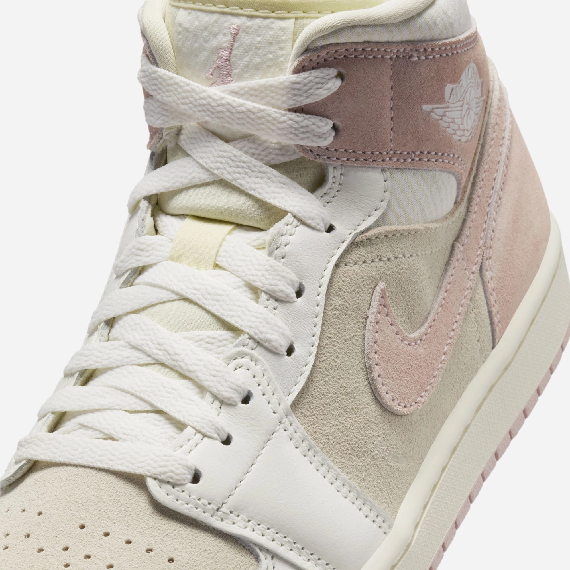 (Men's) Air Jordan 1 Mid SE 'Seersucker' (2024) FQ1926-161 Air Jordan 1 Original Colorway Shoes
