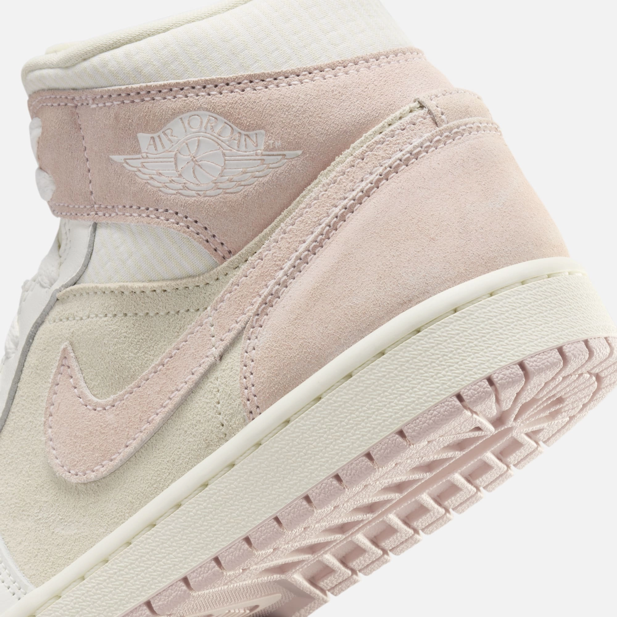 (Men's) Air Jordan 1 Mid SE 'Seersucker' (2024) FQ1926-161 Air Jordan 1 Original Colorway Shoes
