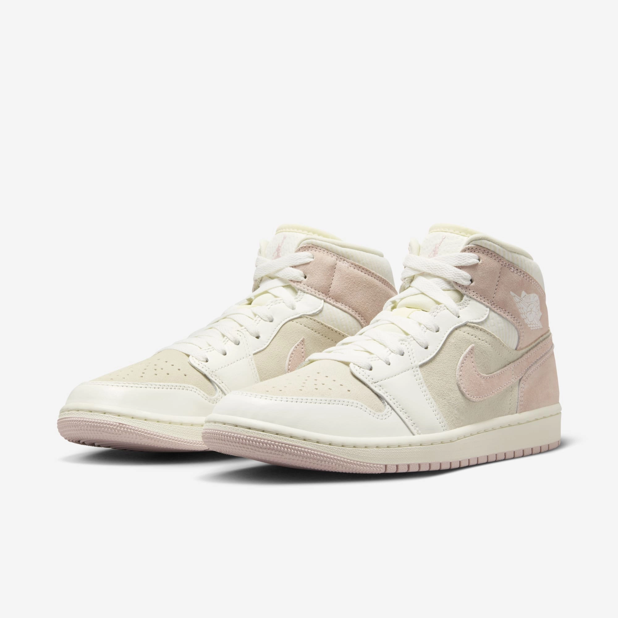 (Men's) Air Jordan 1 Mid SE 'Seersucker' (2024) FQ1926-161 Air Jordan 1 Original Colorway Shoes
