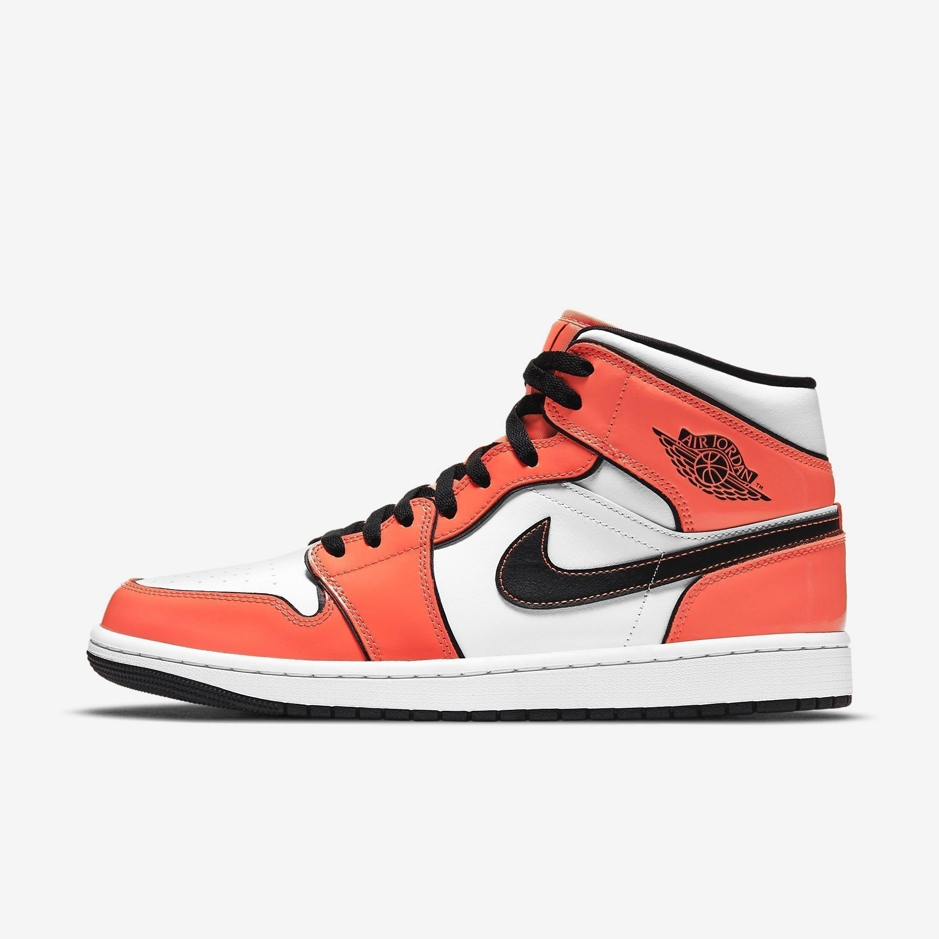 (Men's) Air Jordan 1 Mid SE 'Turf Orange' (2021) DD6834-802 Stylish Air Jordan 1 in classic design