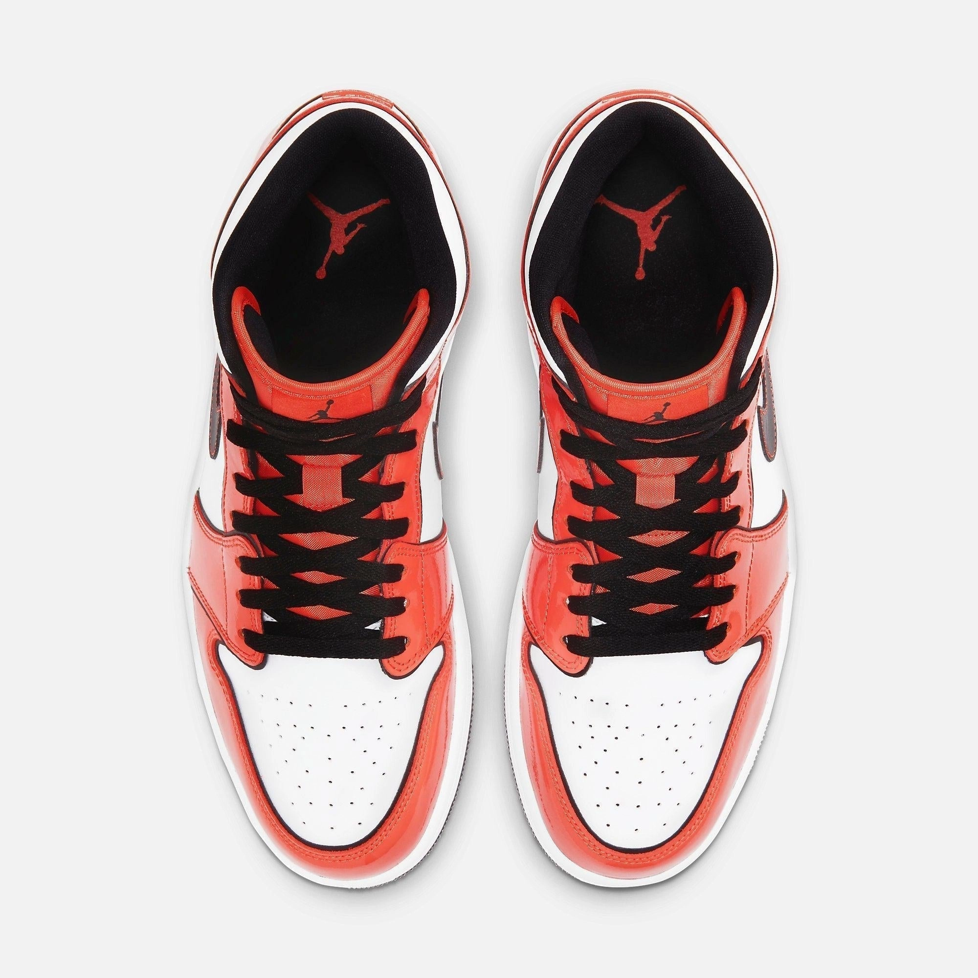 (Men's) Air Jordan 1 Mid SE 'Turf Orange' (2021) DD6834-802 Air Jordan 1 Signature Look Sneakers
