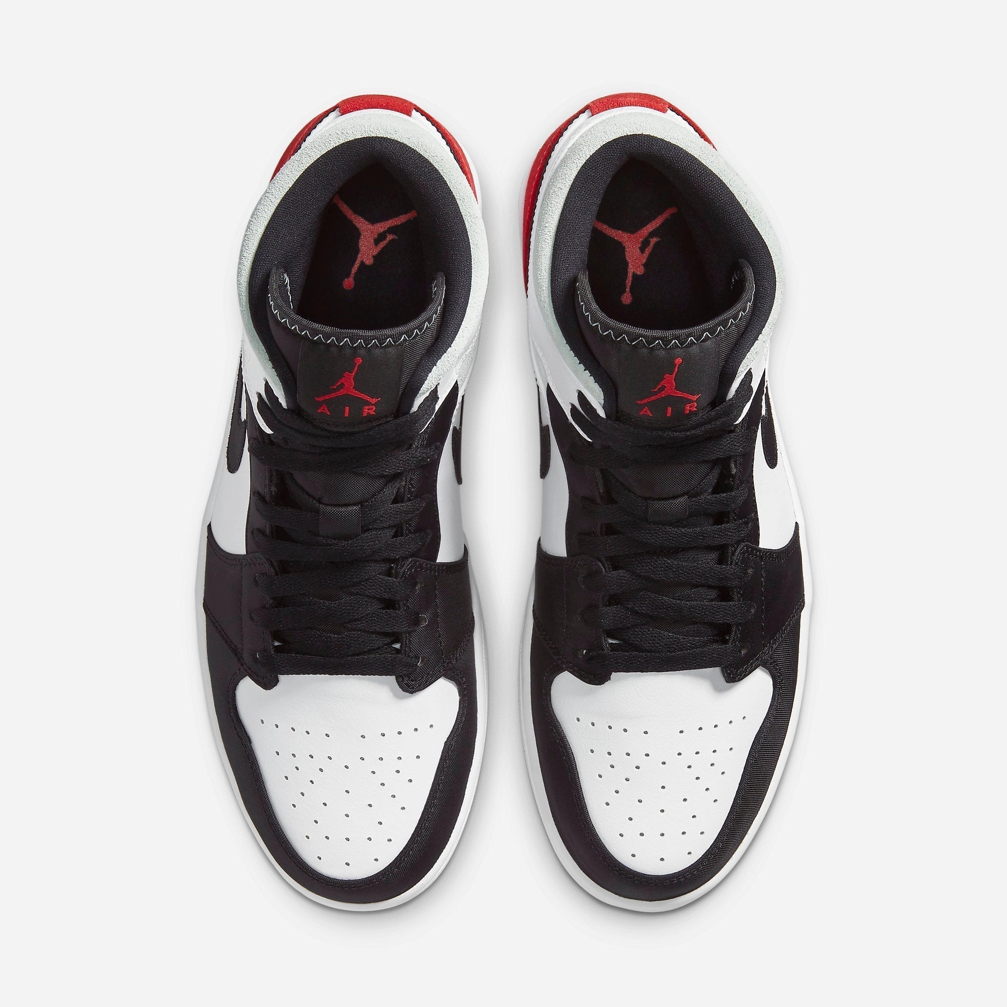 (Men's) Air Jordan 1 Mid SE 'Union Black Toe' (2020) 852542-100 Air Jordan 1 Original Colorway Shoes
