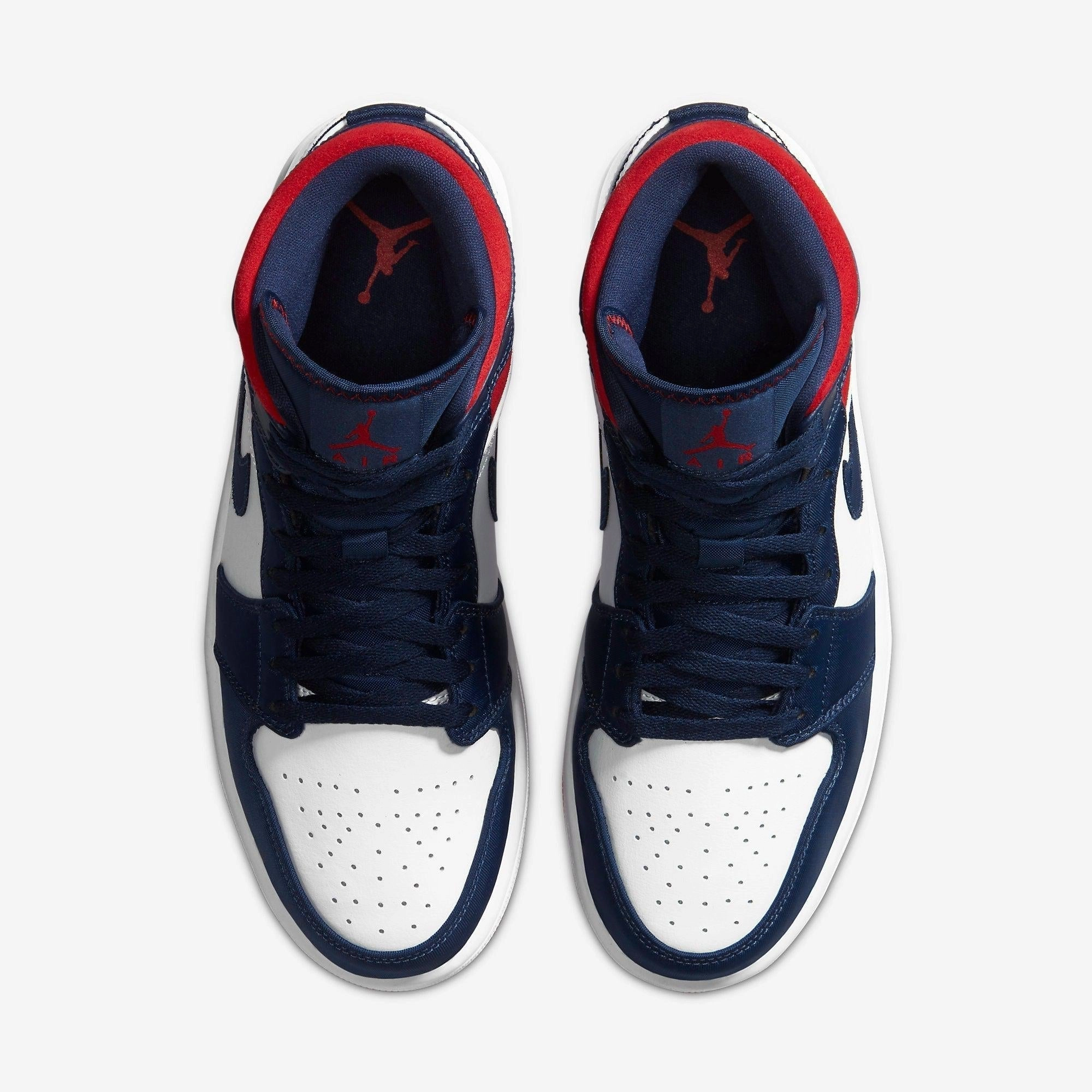 (Men's) Air Jordan 1 Mid SE 'USA' (2020) 852542-104 Air Jordan 1 Retro Court Sneakers