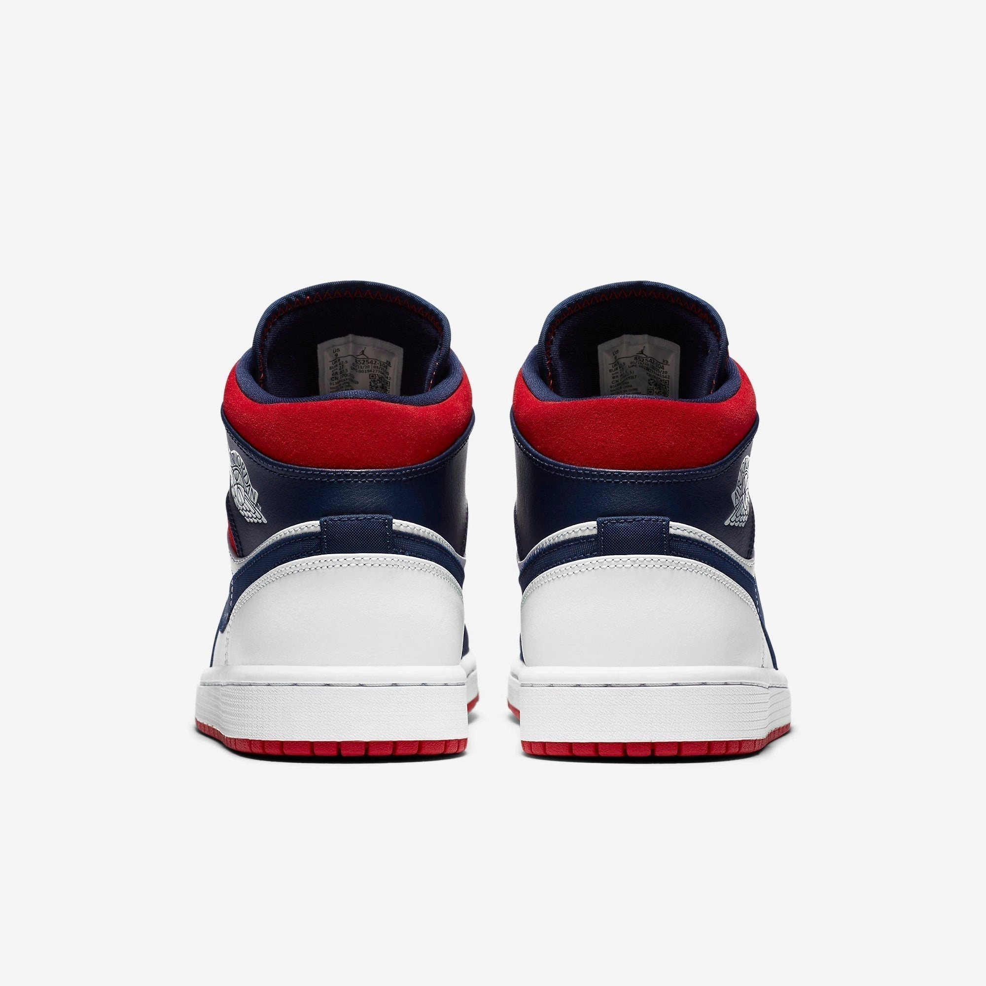 (Men's) Air Jordan 1 Mid SE 'USA' (2020) 852542-104 Air Jordan 1 Retro Court Sneakers