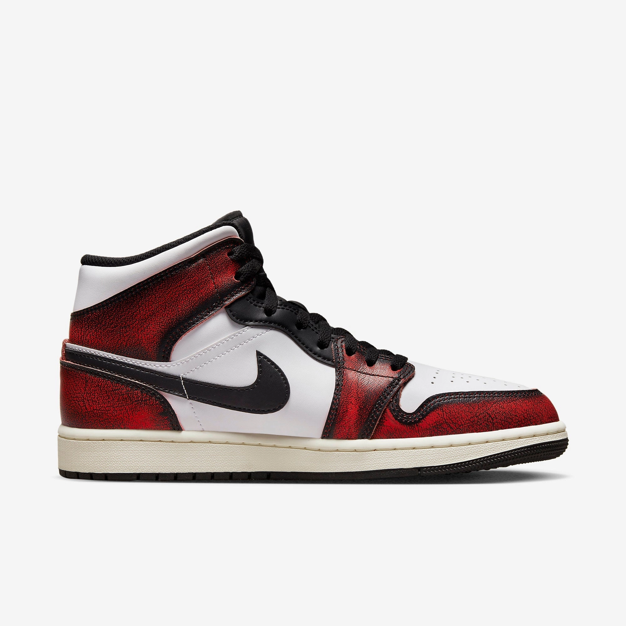 (Men's) Air Jordan 1 Mid SE 'Wear-Away Chicago' (2022) DV9565-006 Air Jordan 1 Original Colorway Shoes