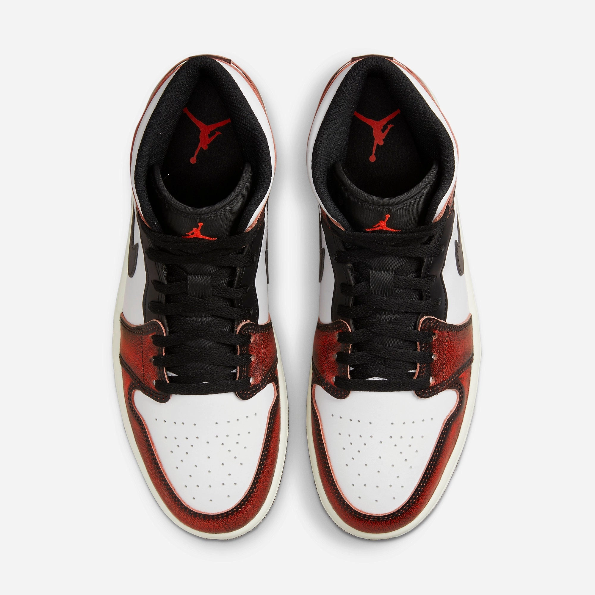 (Men's) Air Jordan 1 Mid SE 'Wear-Away Chicago' (2022) DV9565-006 Air Jordan 1 Original Colorway Shoes