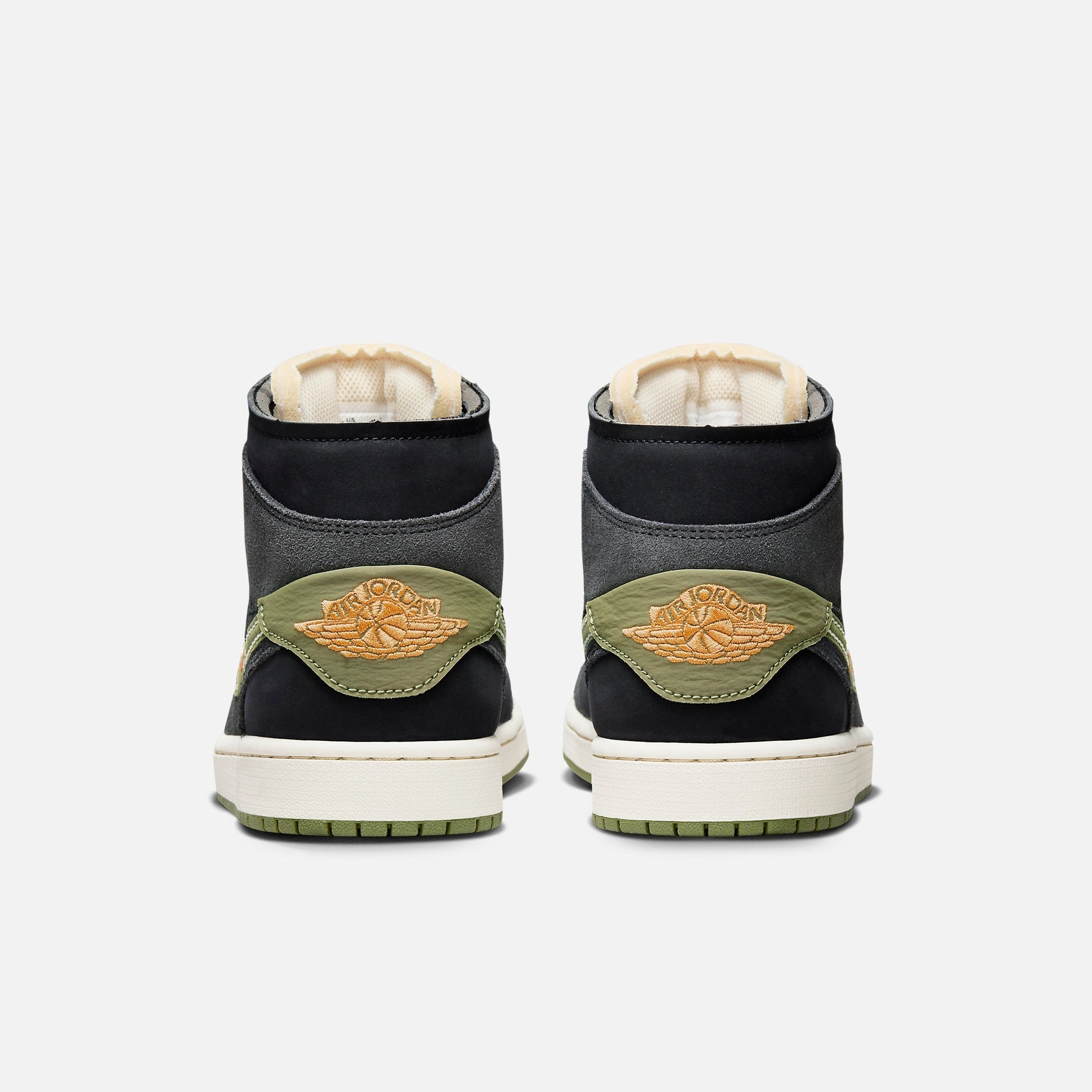 (Men's) Air Jordan 1 Mid SE Craft 'Anthracite / Light Olive' (2023) FD6817-003 Air Jordan 1 Original Colorway Shoes