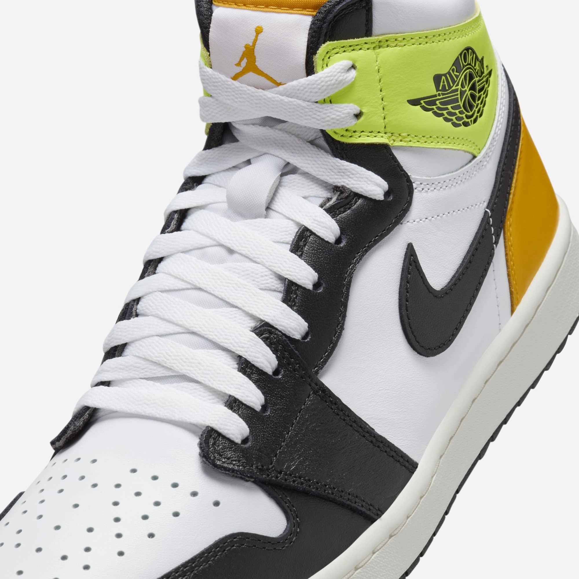 (Men's) Air Jordan 1 Retro High Golf 'Volt Gold' (2024) DQ0660-105 Air Jordan 1 Original Colorway Shoes