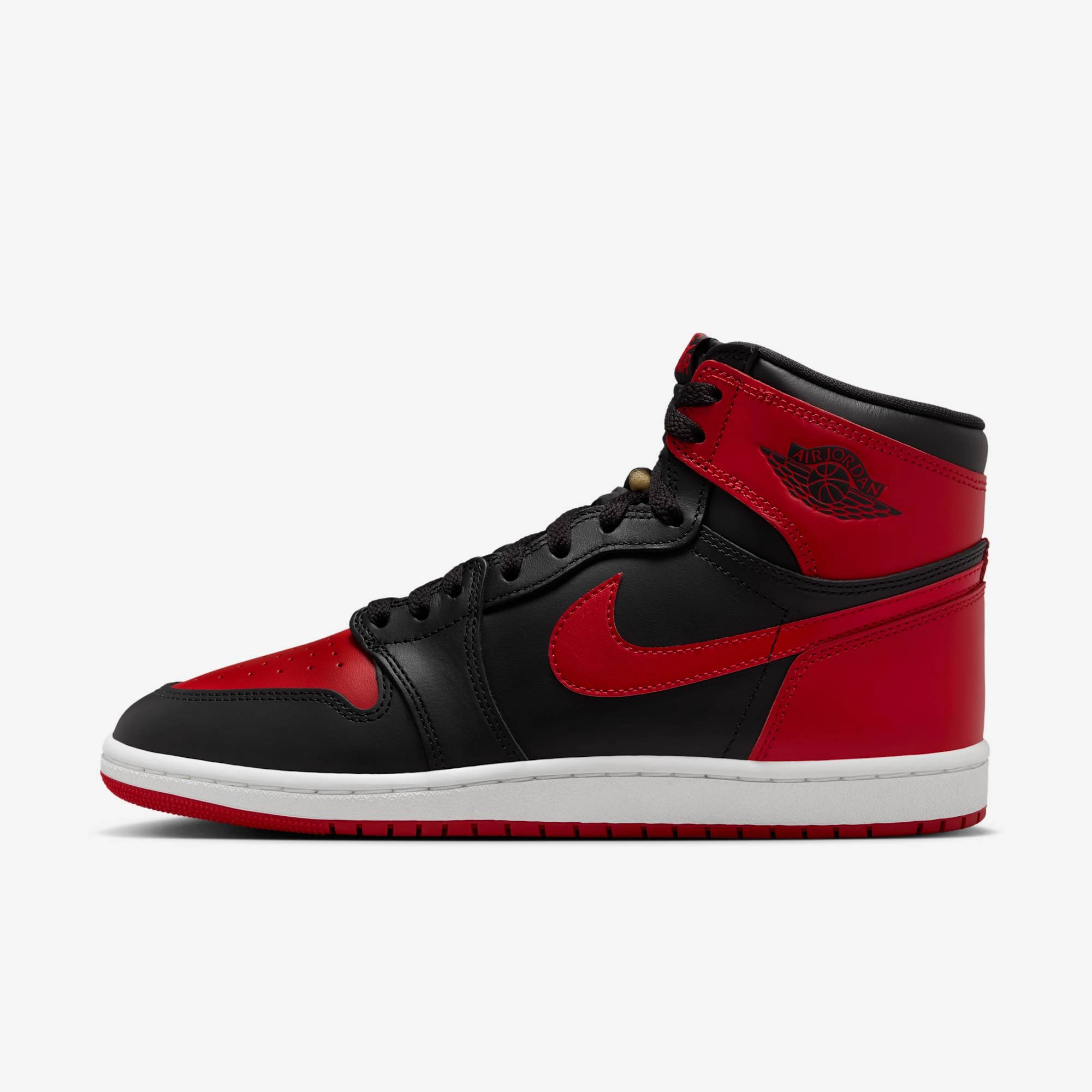 (Men's) Air Jordan 1 Retro High OG '85 'Bred / Banned' (2025) HV6674-067 Authentic Air Jordan 1 in premium leather