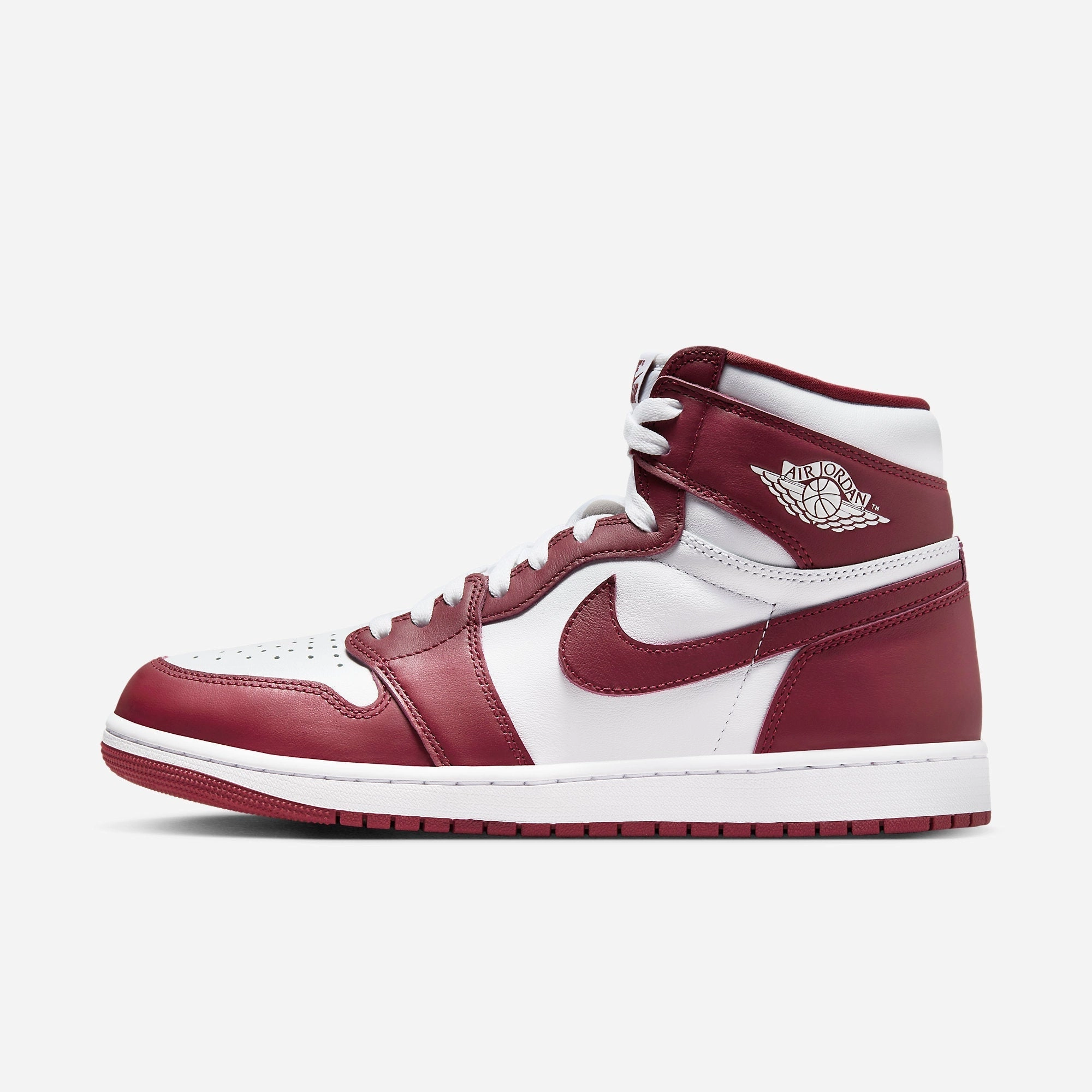 (Men's) Air Jordan 1 Retro High OG 'Artisanal / Team Red' (2024) DZ5485-160 Authentic Air Jordan 1 in premium leather