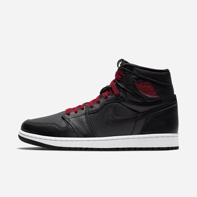 (Men's) Air Jordan 1 Retro High OG 'Black Satin' (2020) 555088-060 Heritage Air Jordan 1 sneakers for men